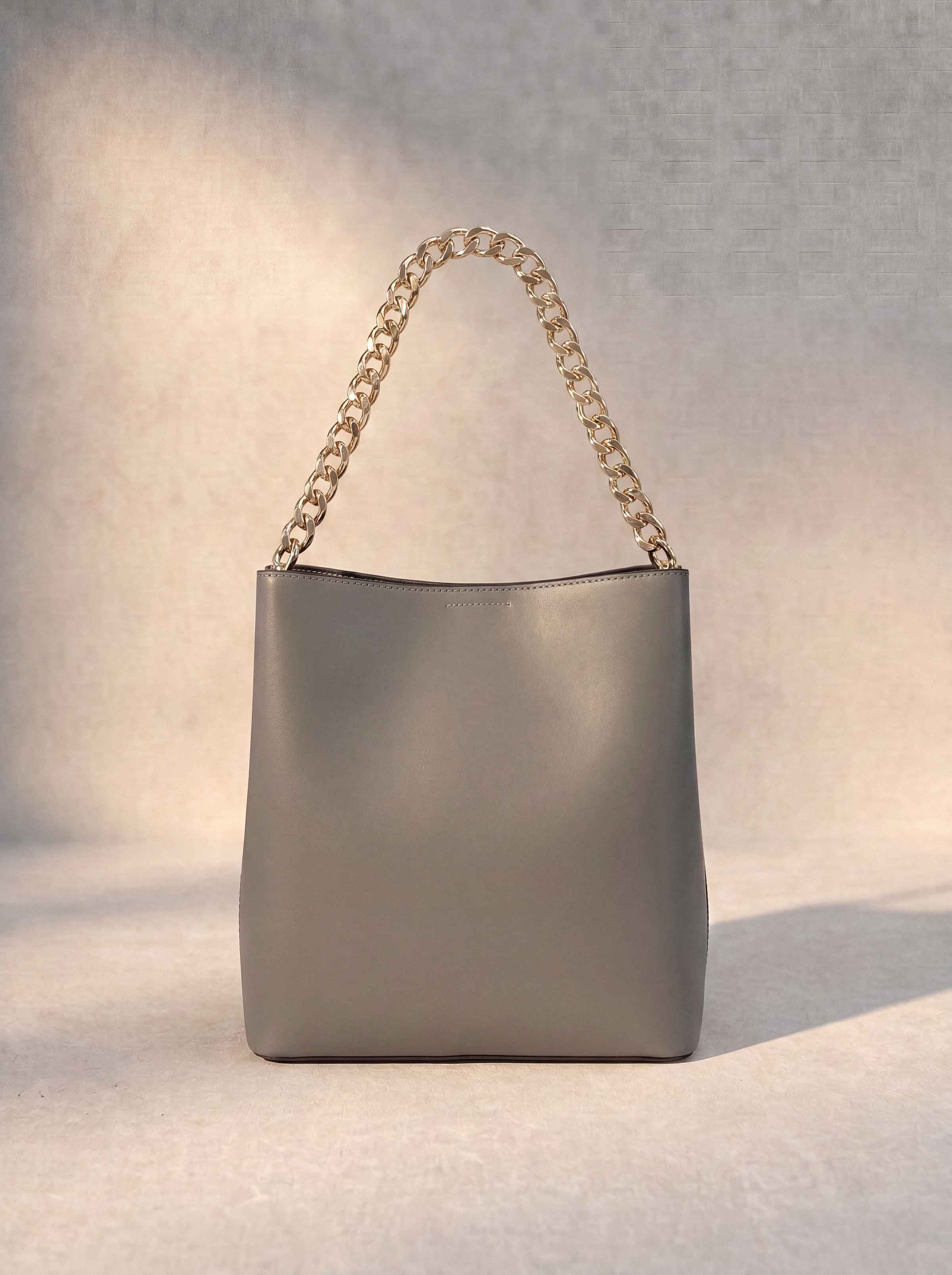 Grey Shoulder Bag-445482111 - for Women - Bag Collection | Nishat | Shop Online