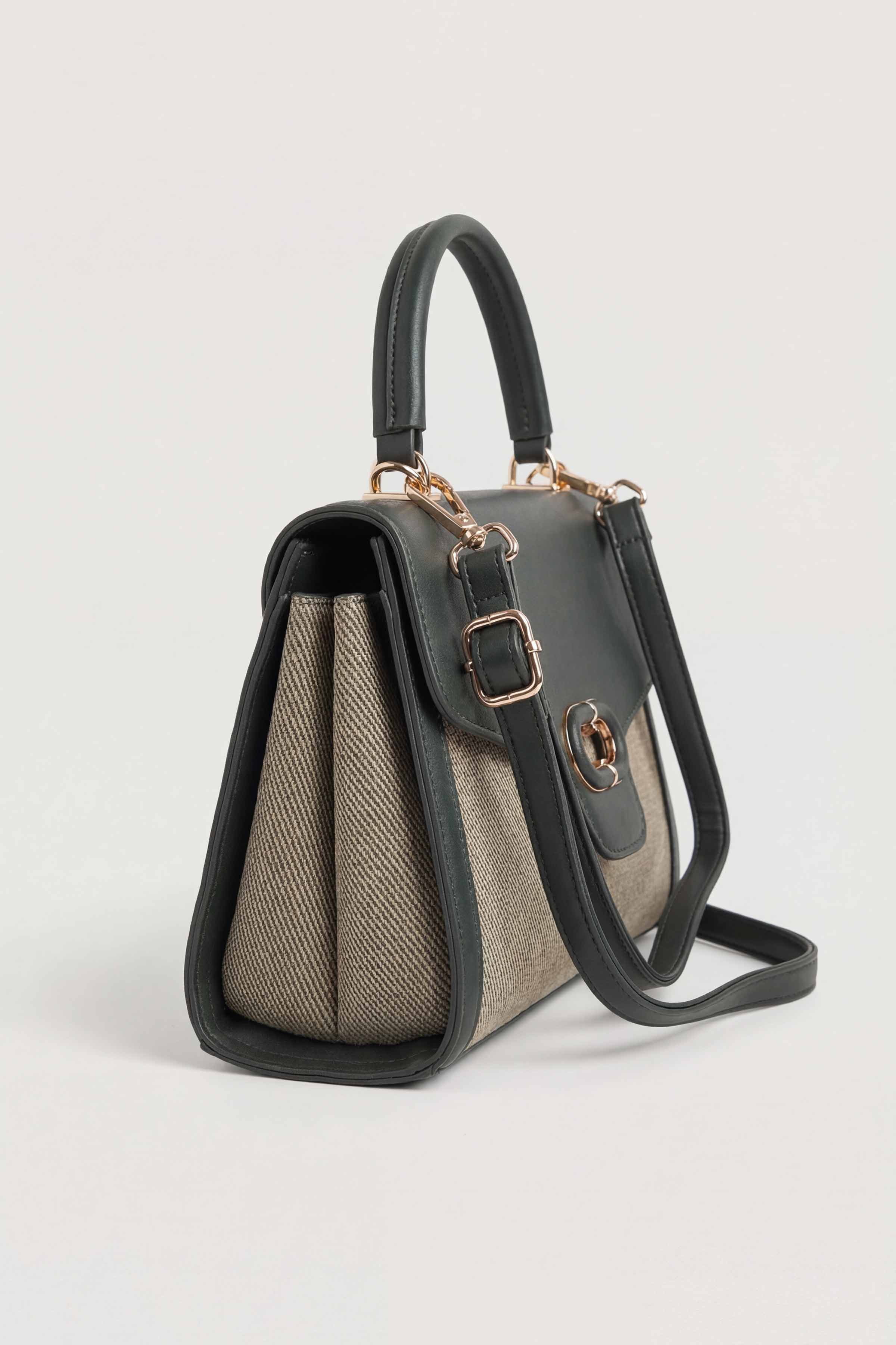 Army Green Shoulder Bag-445532104 for Women - Fashion Collection | Nishat | Shop Online