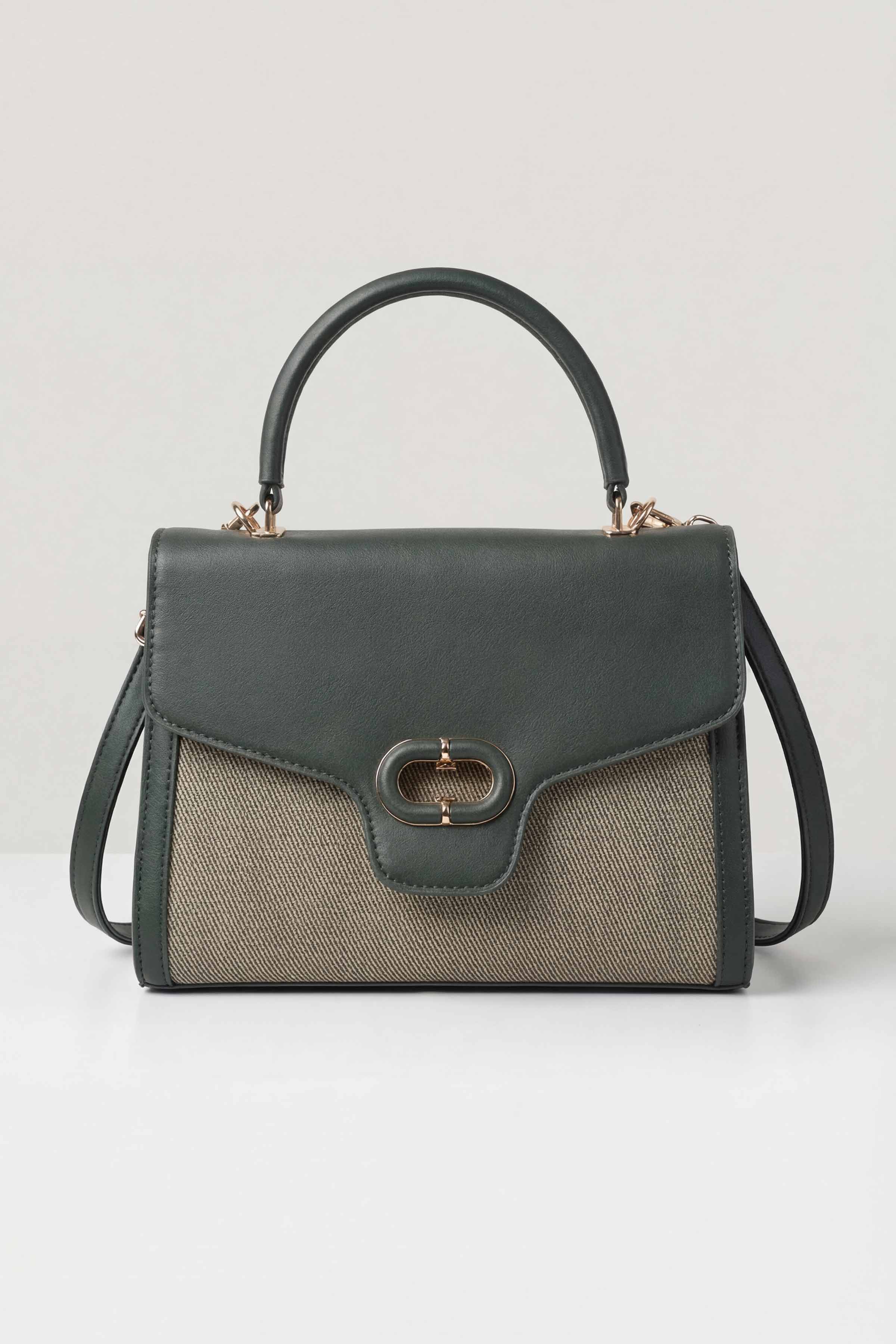 Army Green Shoulder Bag-445532104 for Women - Fashion Collection | Nishat | Shop Online