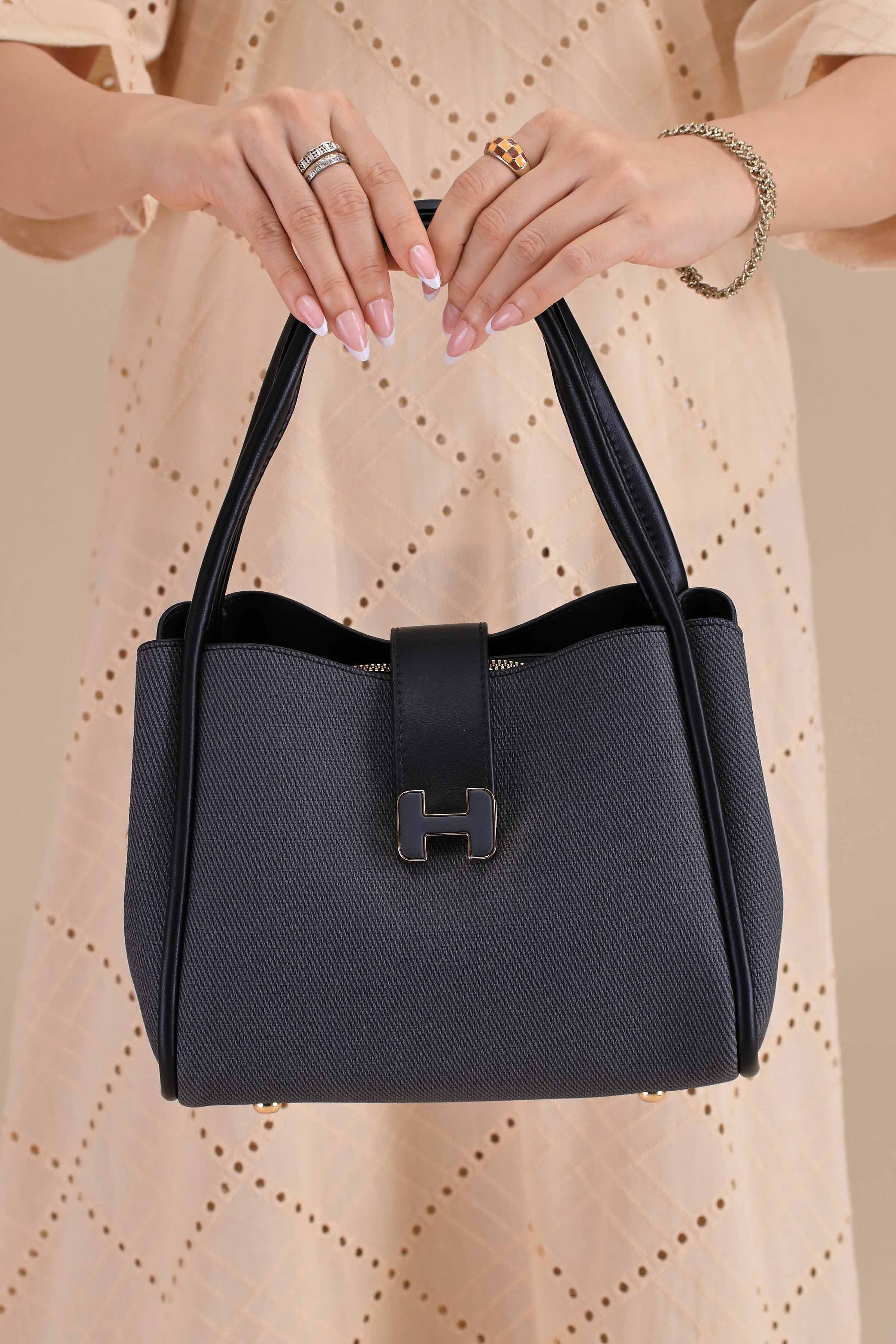 Black Shoulder Bag-445542103-for Women - Bag Winter Collection | Nishat | Shop Online