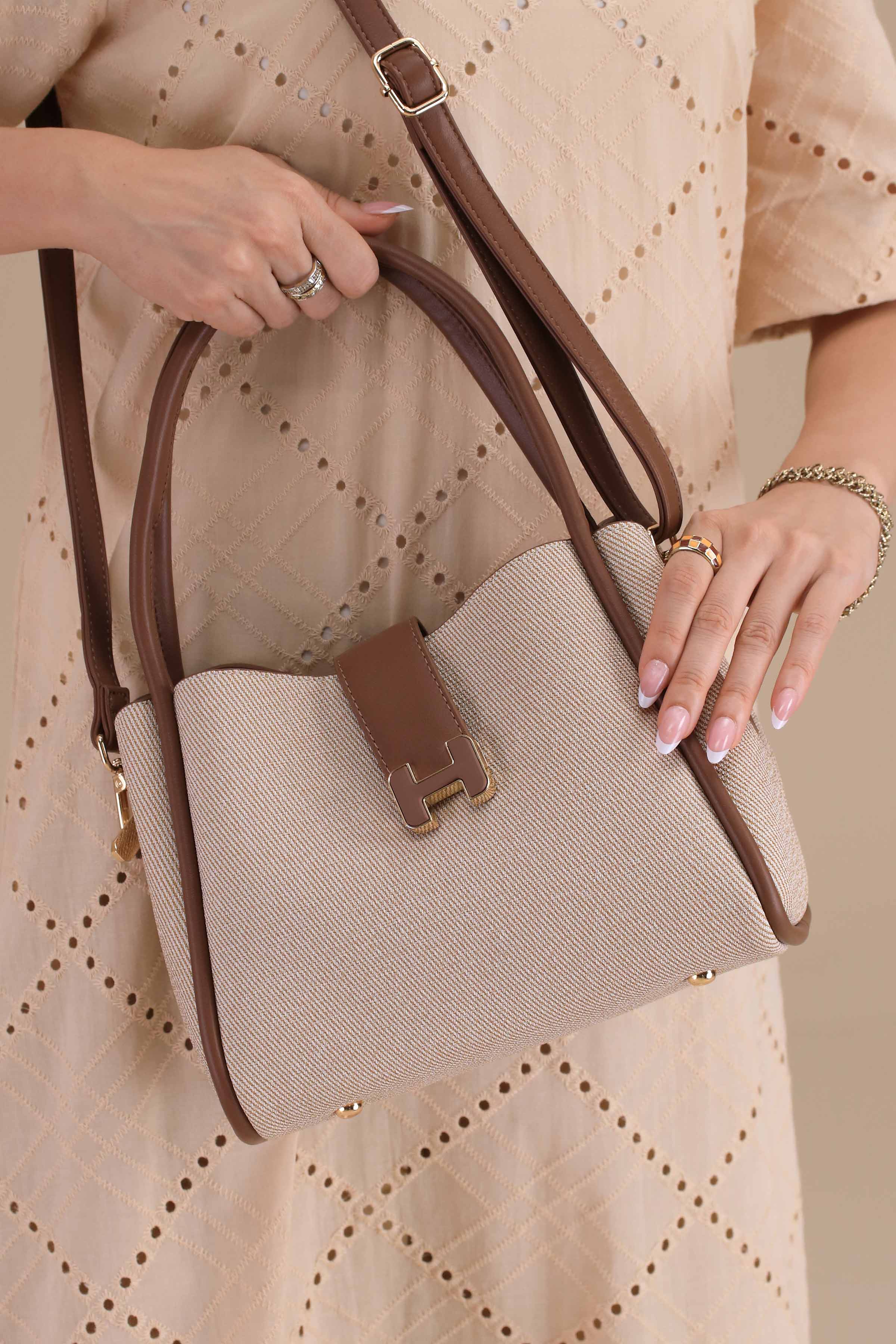 Camel Shoulder Bag-445542107-for Women - Bag Winter Collection | Nishat | Shop Online