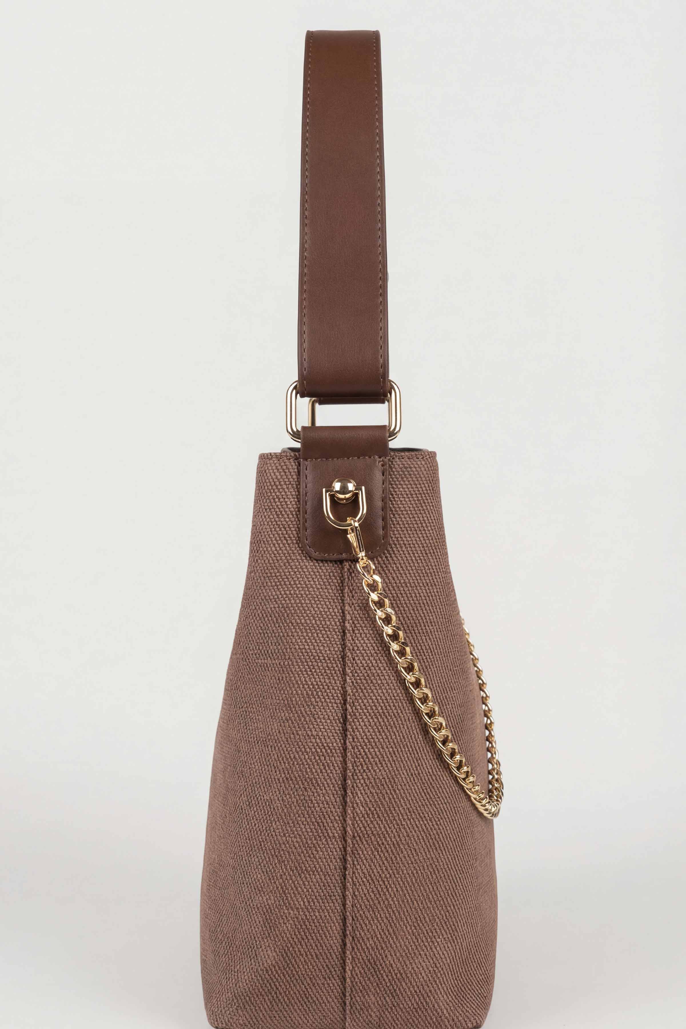 Brown Shoulder Bag-445552113