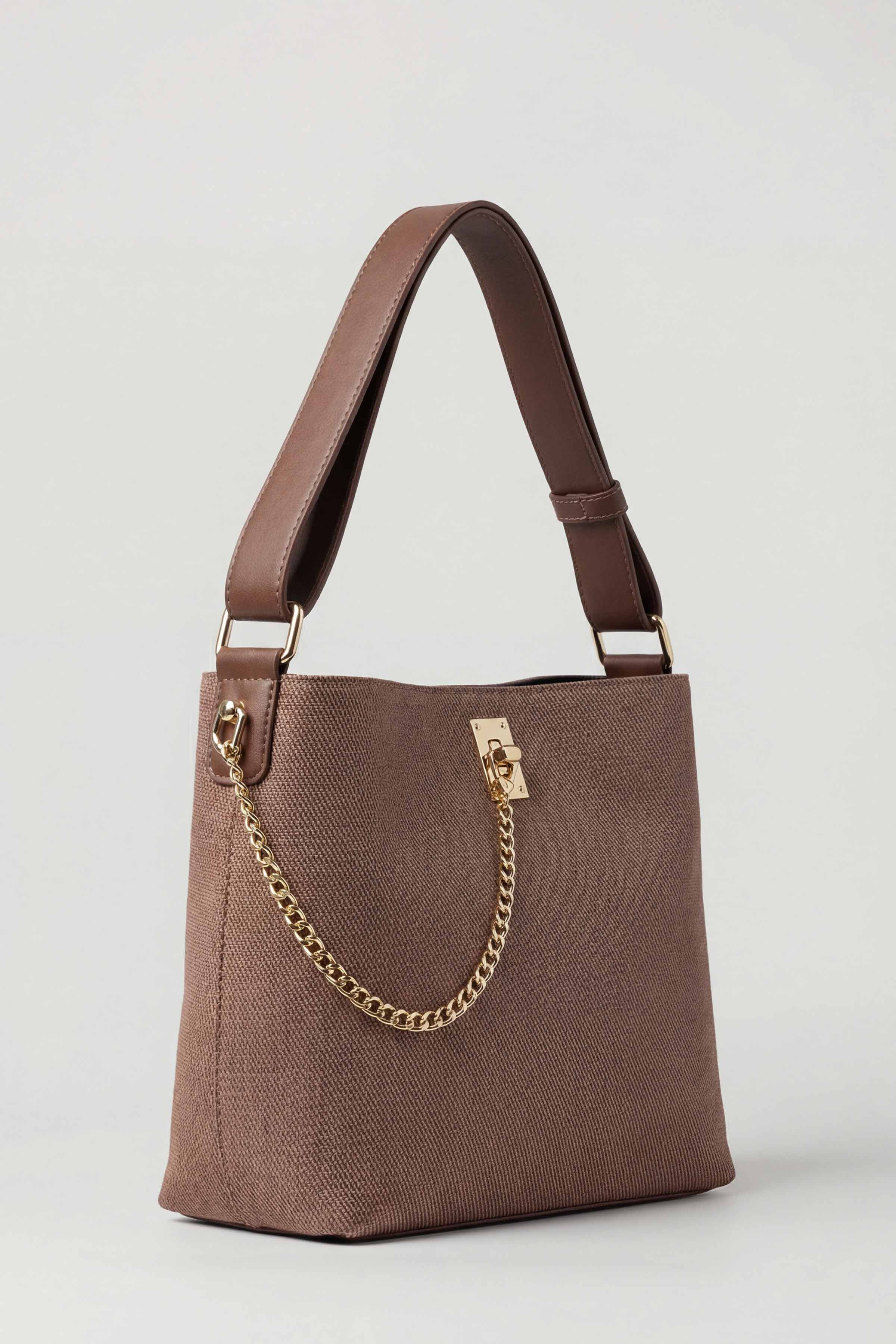 Brown Shoulder Bag-445552113