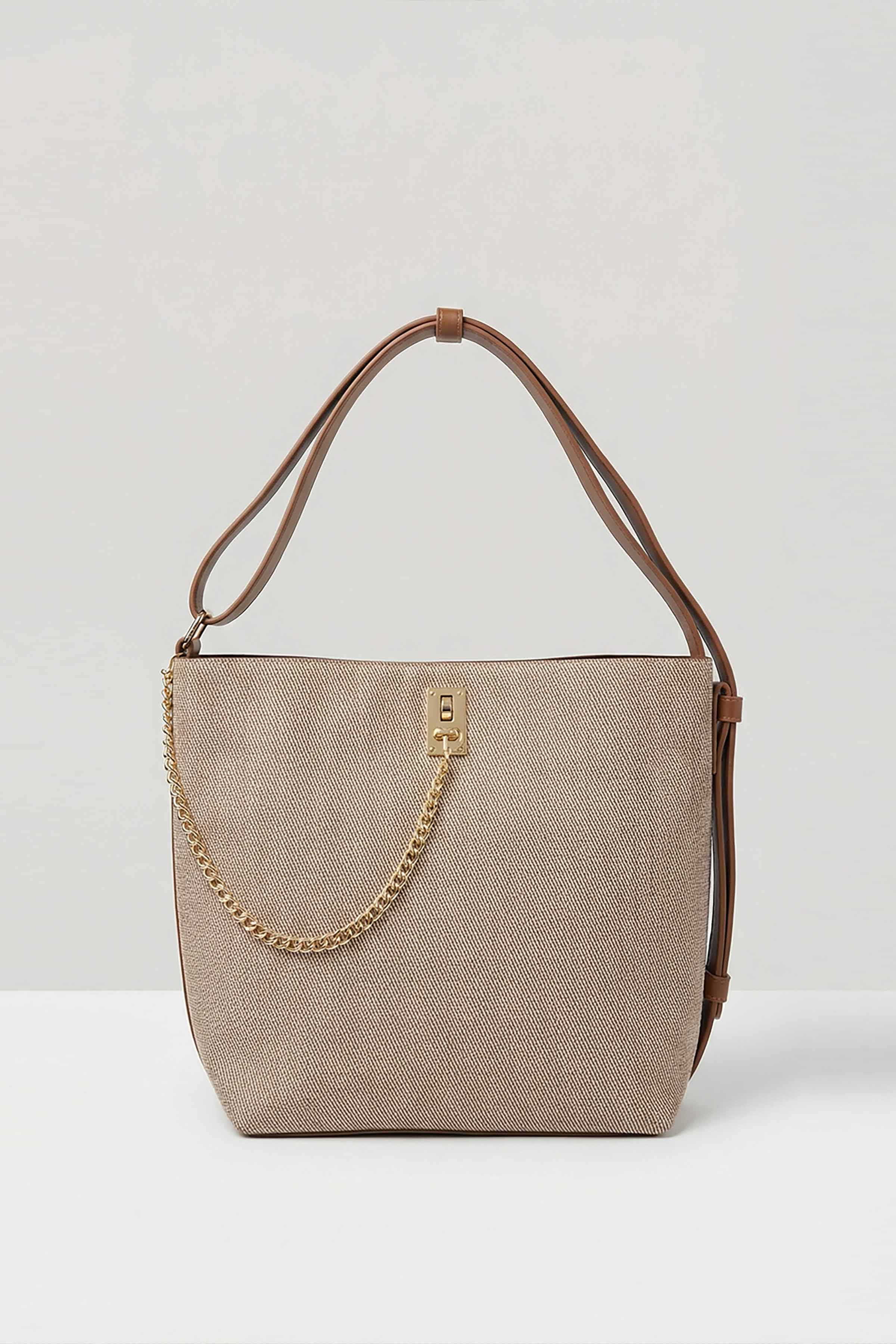 Coffee Shoulder Bag-445552117