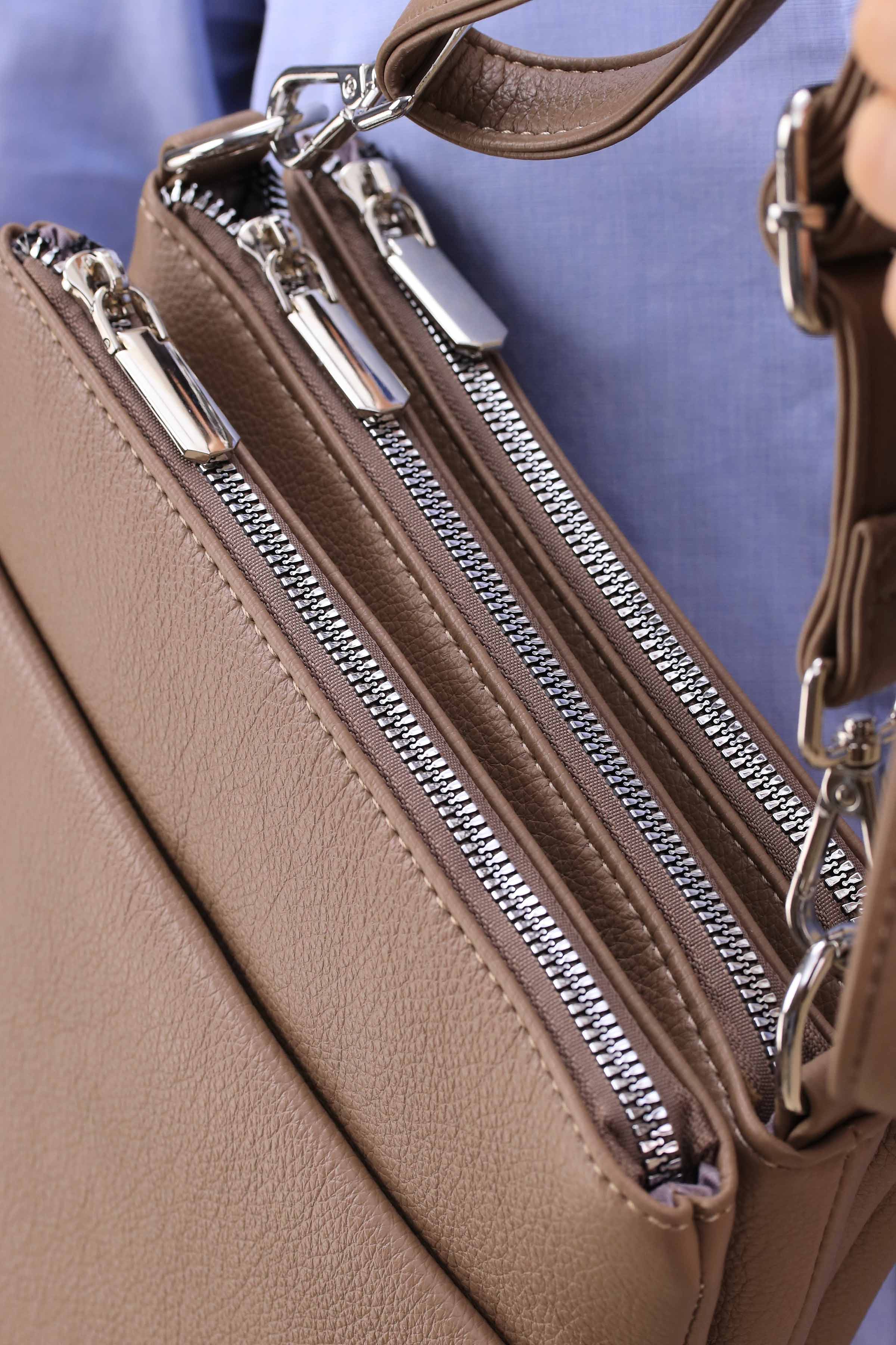 Coffee Shoulder Bag-445612118-for Women - Bag Winter Collection | Nishat | Shop Online