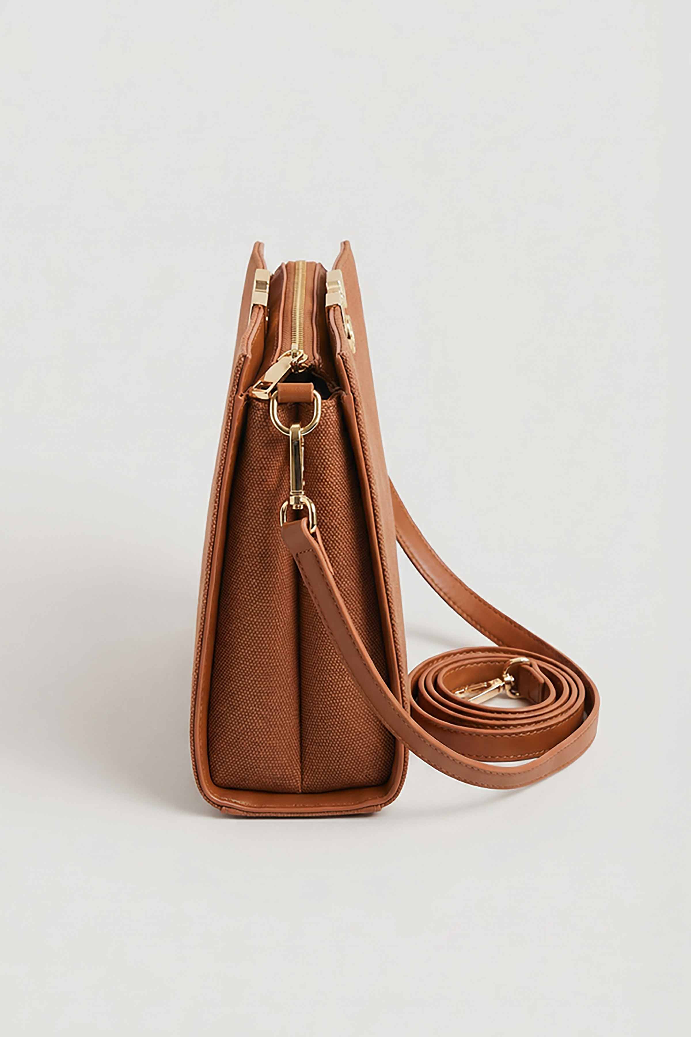 Coffee Shoulder Bag-445652117 for Women - Fashion Collection | Nishat | Shop Online