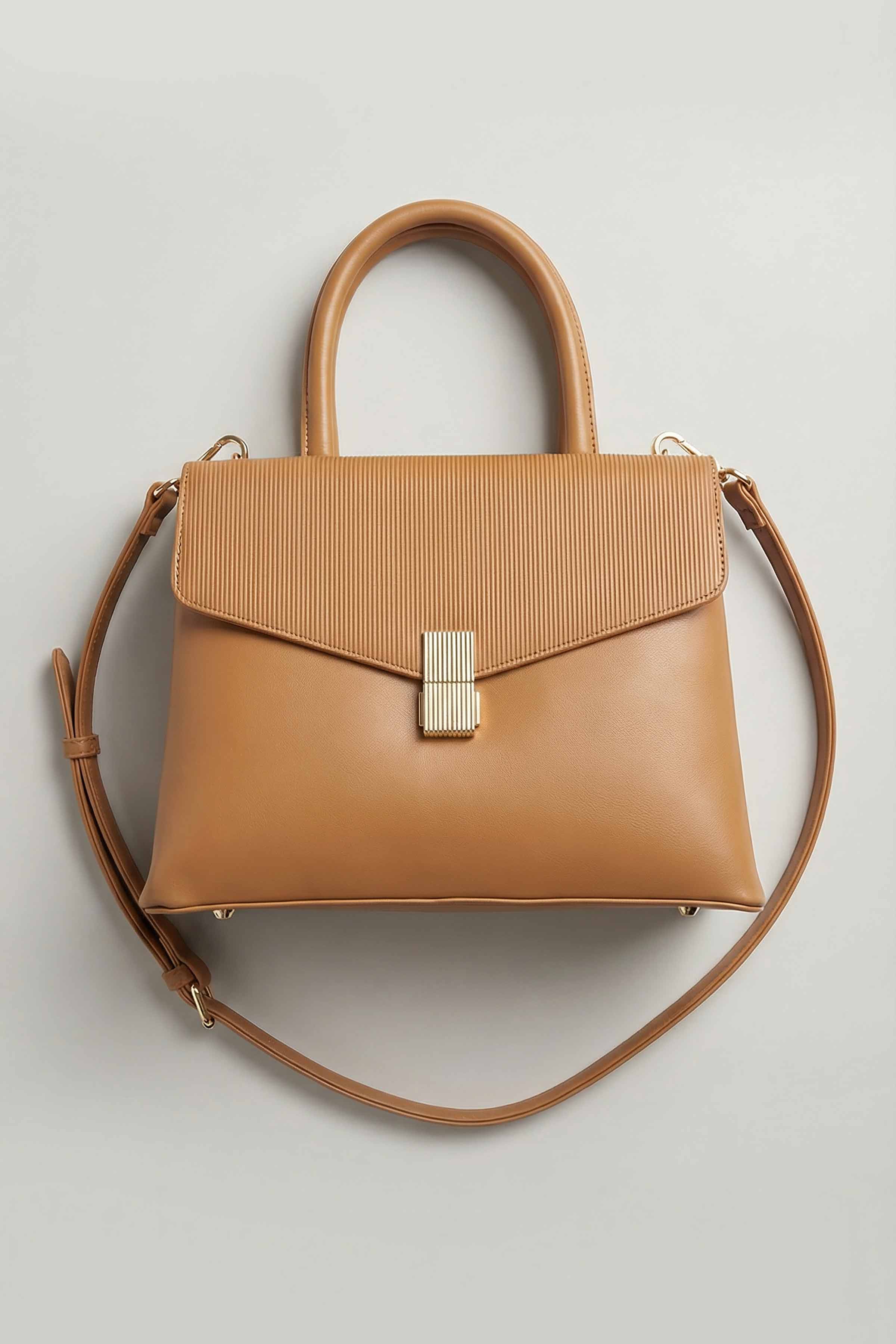 Light Coffee Hand Bag-445682117 for Women - Fashion Collection | Nishat | Shop Online