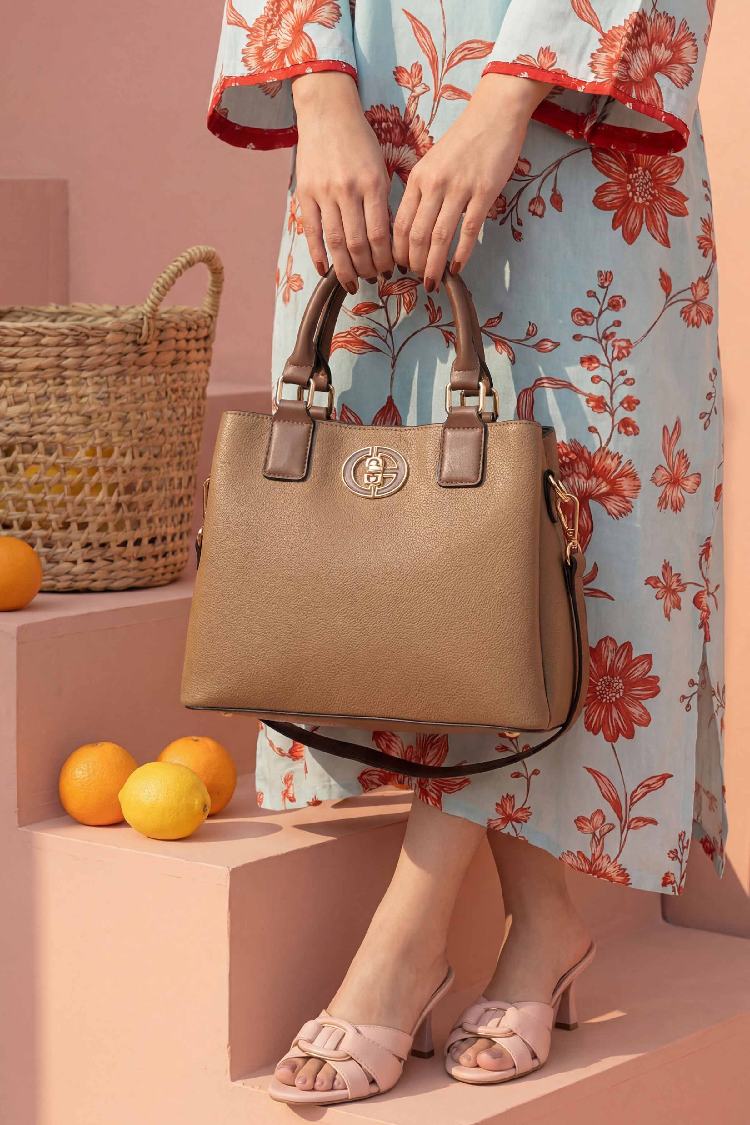 Coffee Shoulder Bag-445692117