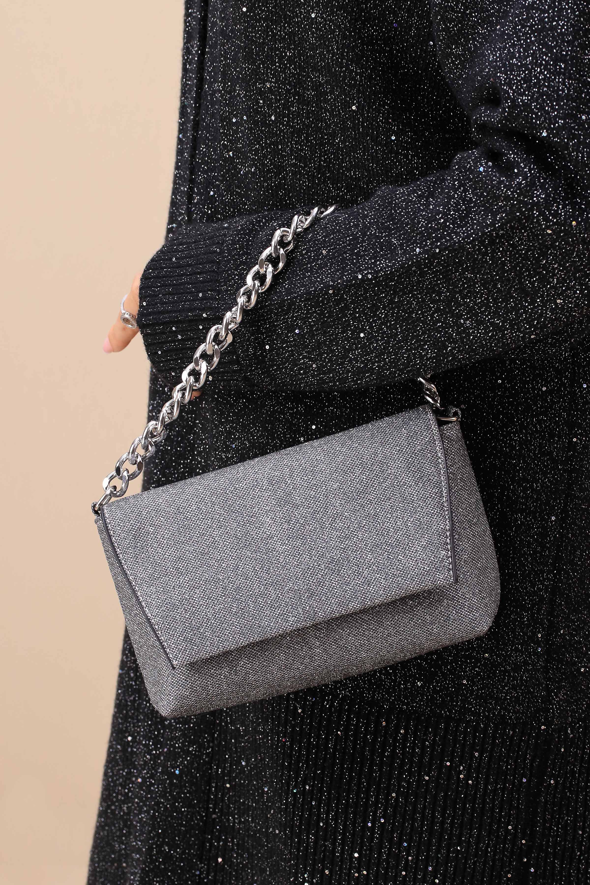 Dark Grey Clutch-445752121-for Women - Bag Winter Collection | Nishat | Shop Online