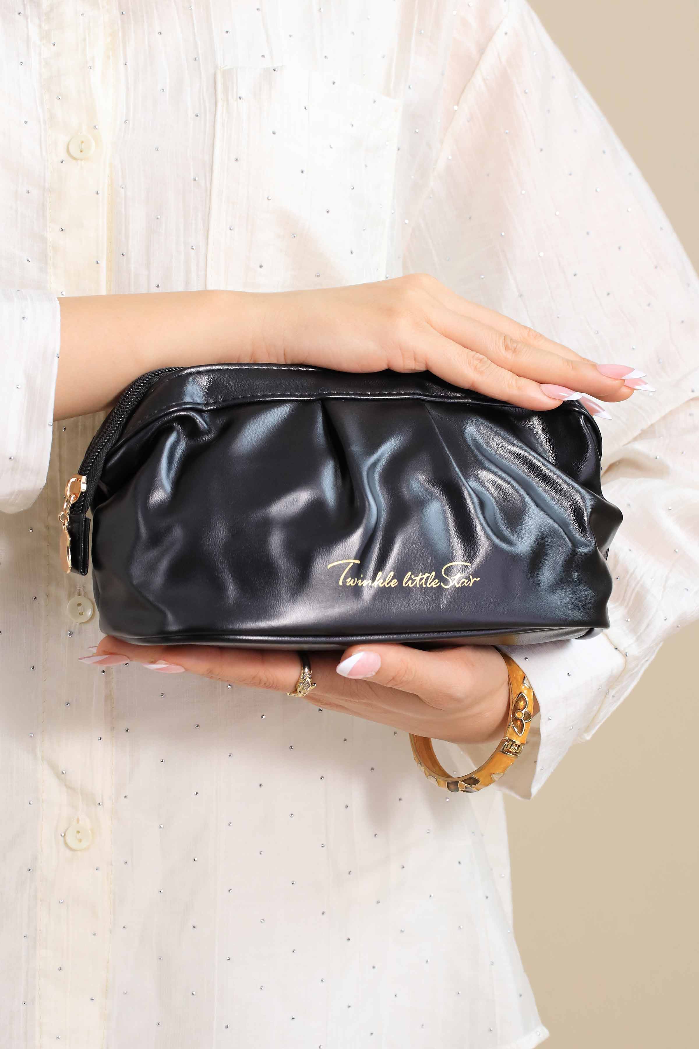 Black Vanity Bag-445922103 for Women - Bag Winter Collection | Nishat | Shop Online