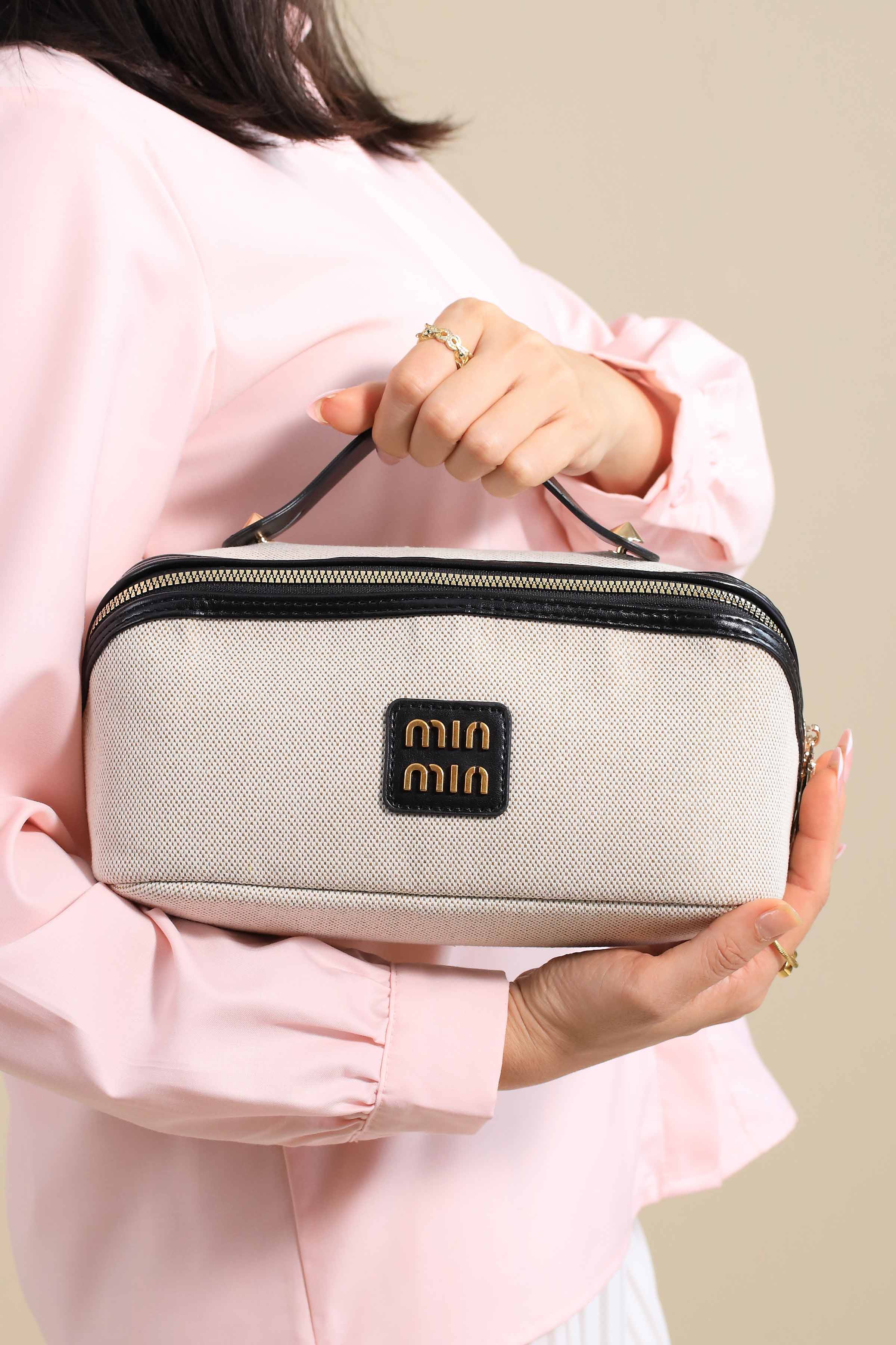 Black Vanity Bag-445942103 for Women - Bag Winter Collection | Nishat | Shop Online