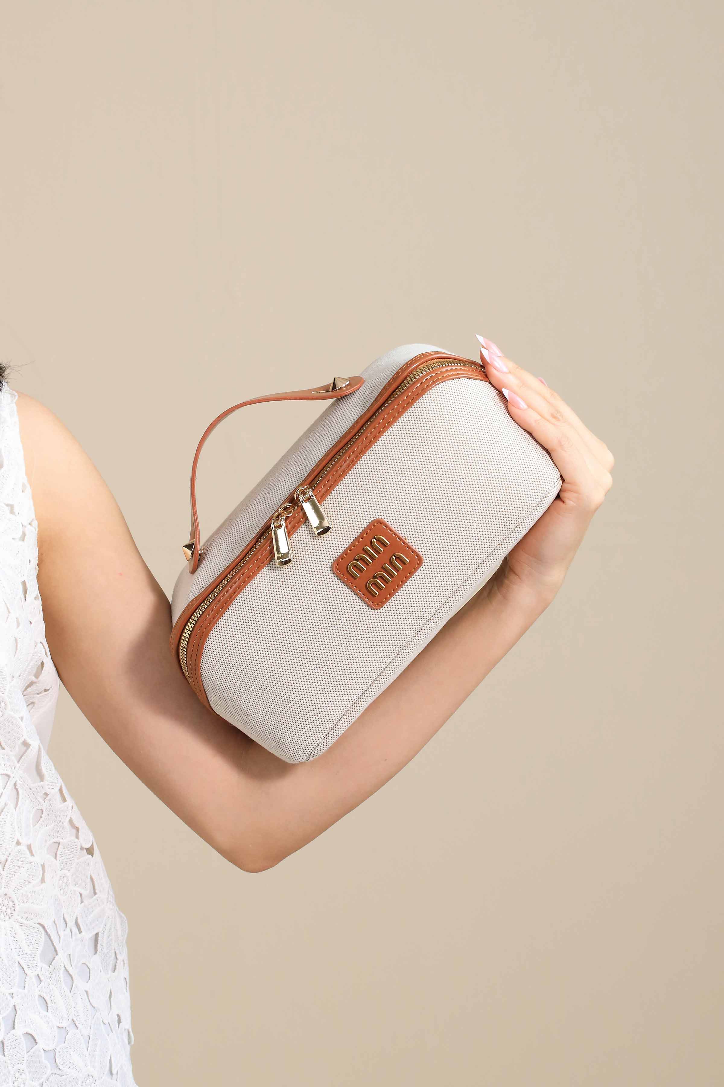 Brown Vanity Bag-445942113 for Women - Bag Winter Collection | Nishat | Shop Online