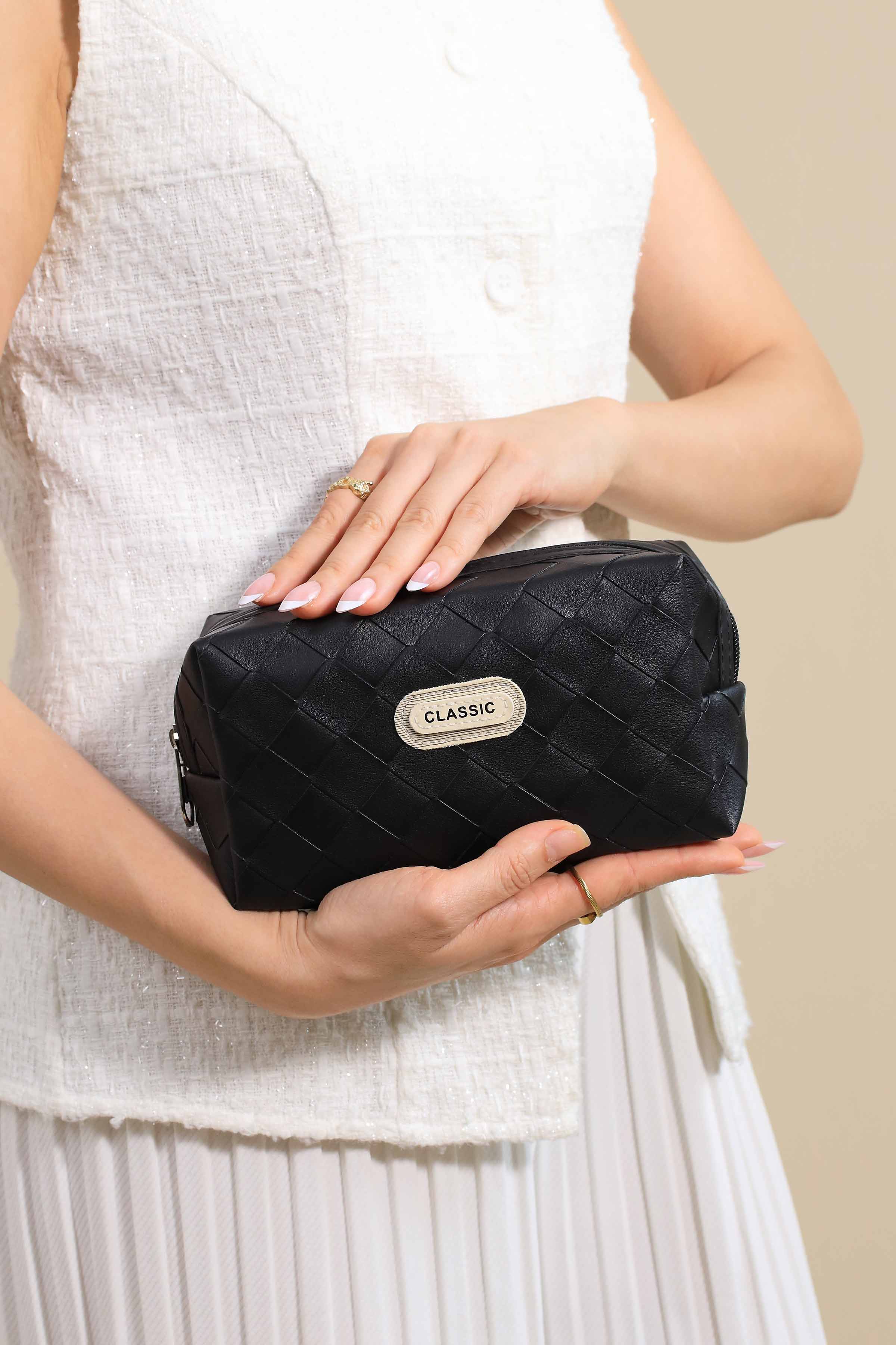 Black Vanity Bag-445962103 for Women - Bag Winter Collection | Nishat | Shop Online