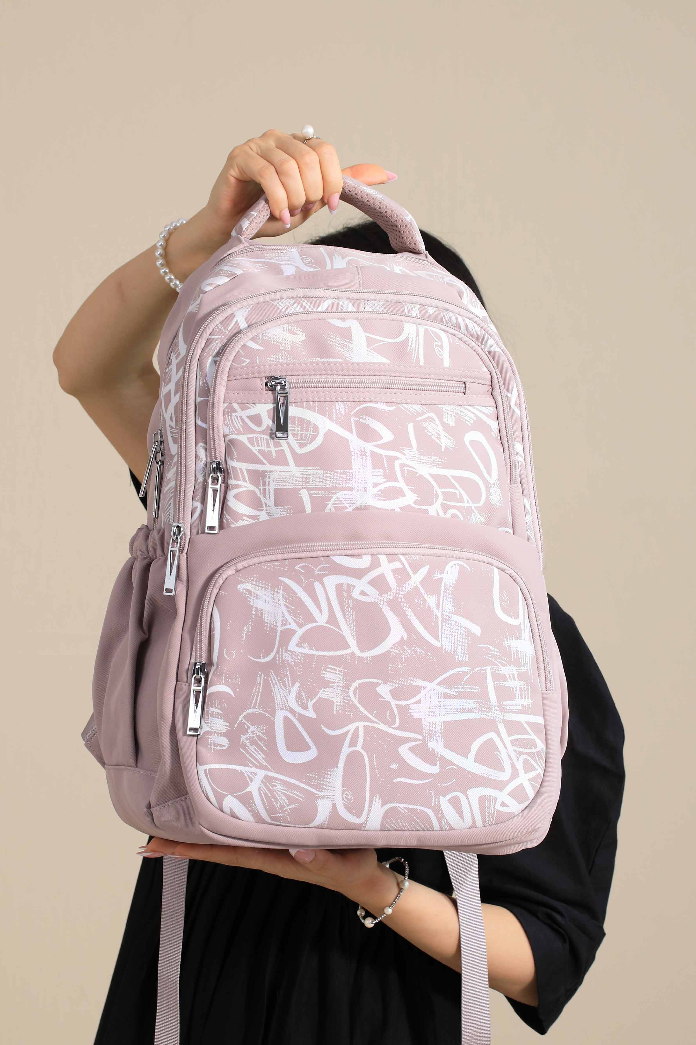 Light Pink Back Pack-446012114 for Women - Bag Winter Collection | Nishat | Shop Online