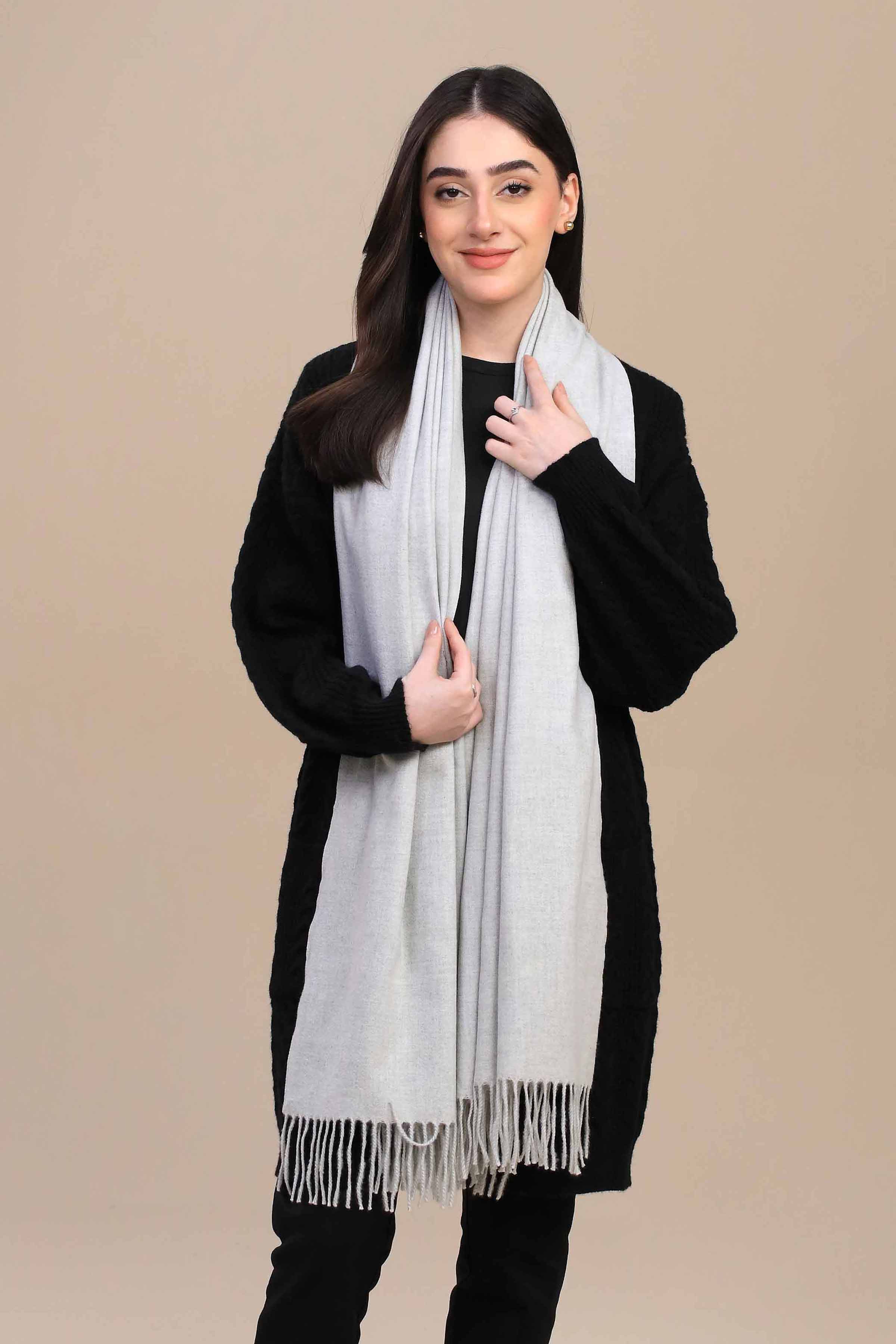 Off white Women Shawl-446112107