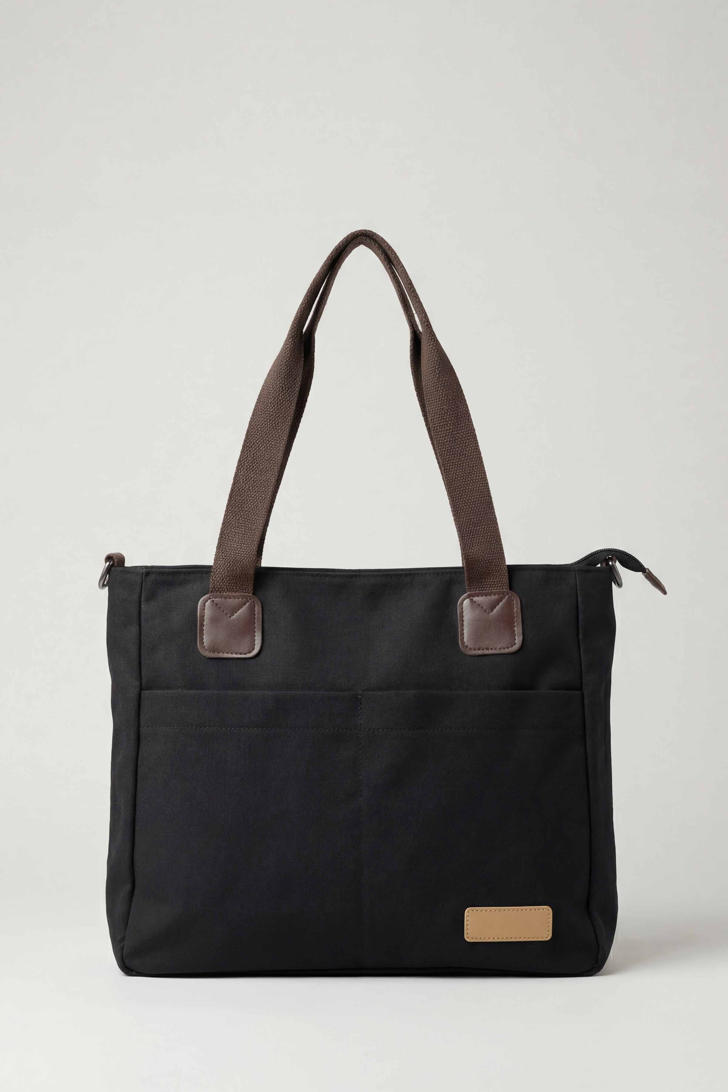 Black Canvas Bag-446302103 for Women - Fashion Collection | Nishat | Shop Online