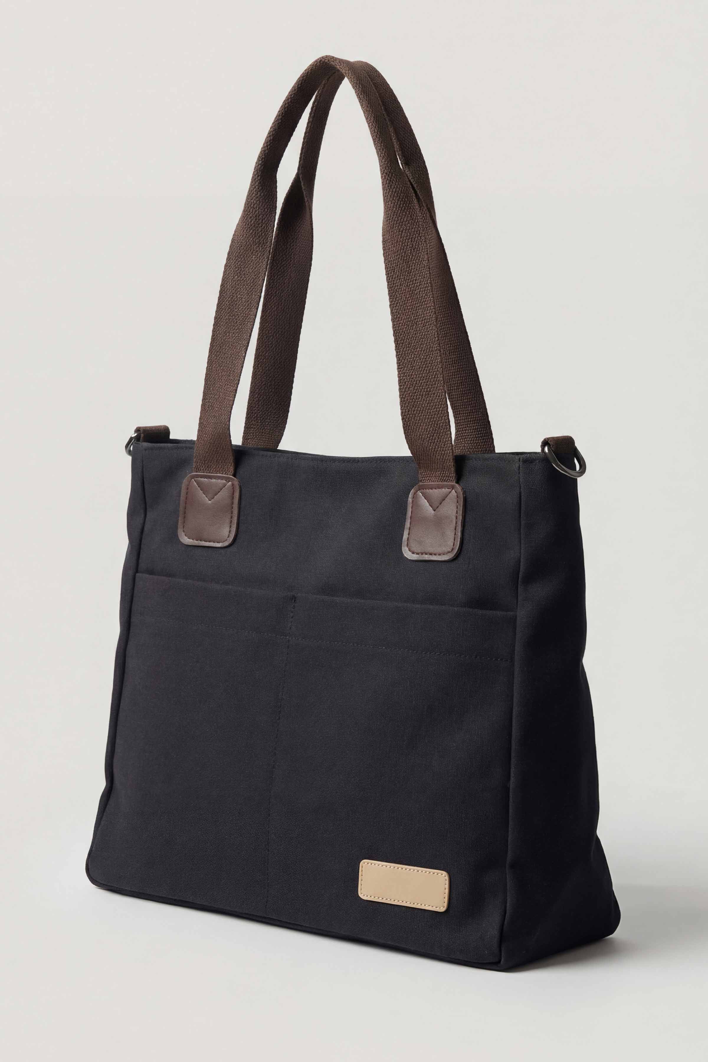 Black Canvas Bag-446302103 for Women - Fashion Collection | Nishat | Shop Online