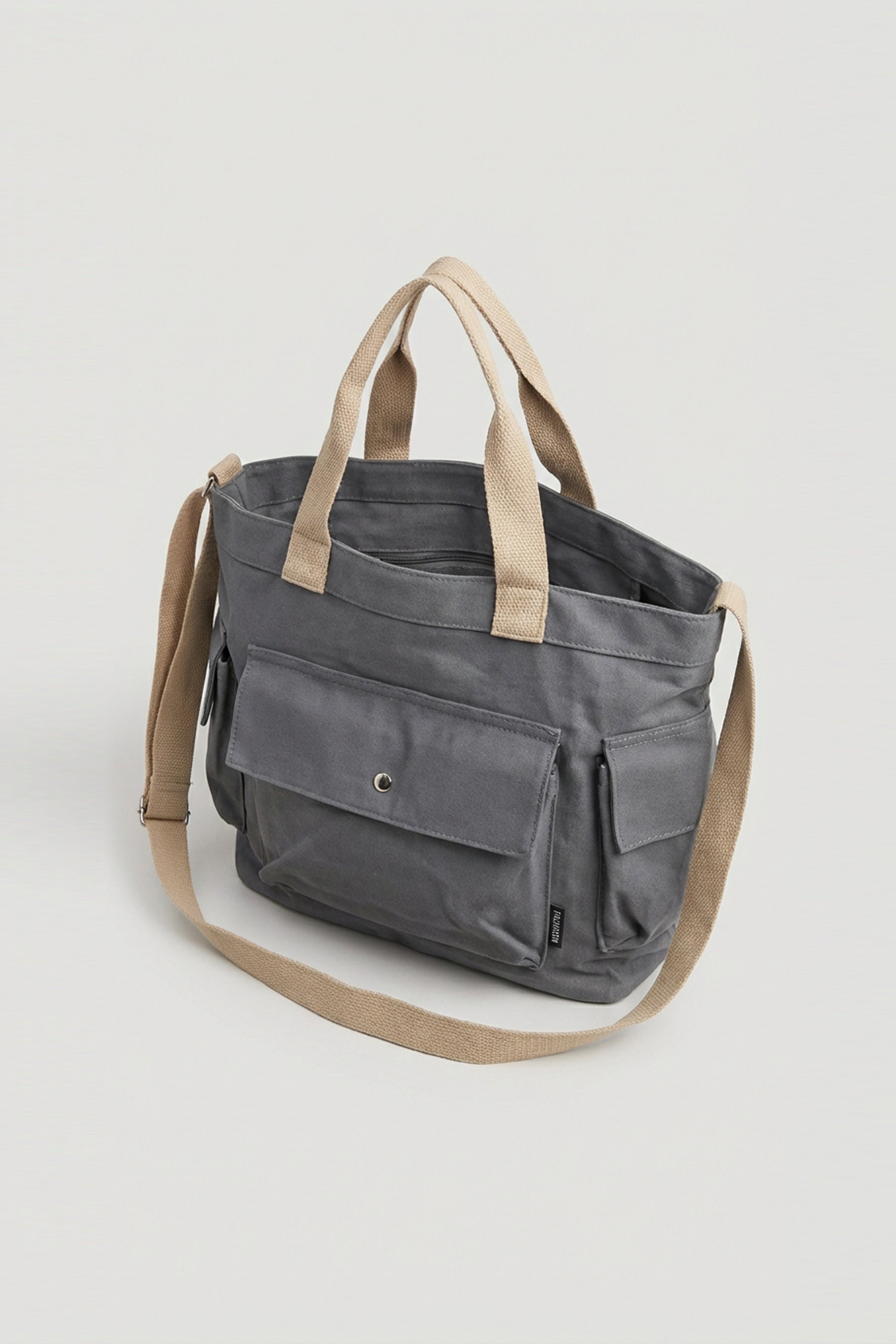 Grey Canvas Bag-446332111 for Women - Fashion Collection | Nishat | Shop Online