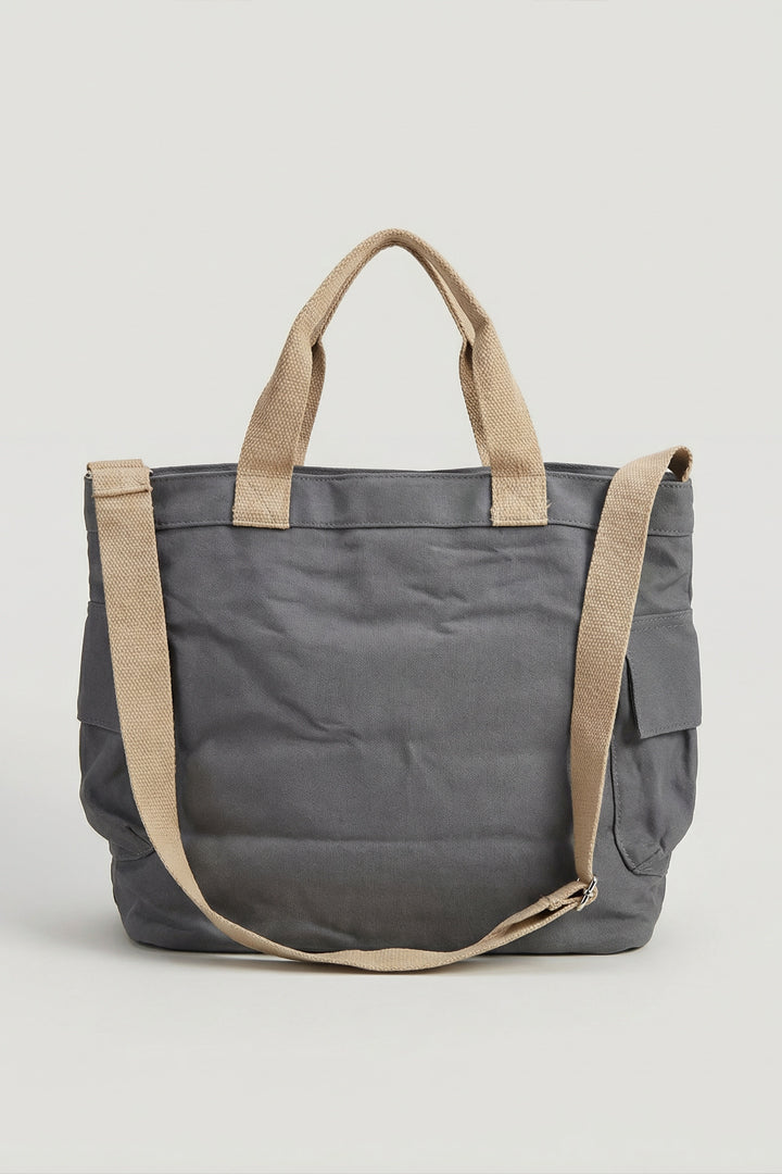 Grey Canvas Bag-446332111 for Women - Fashion Collection | Nishat | Shop Online