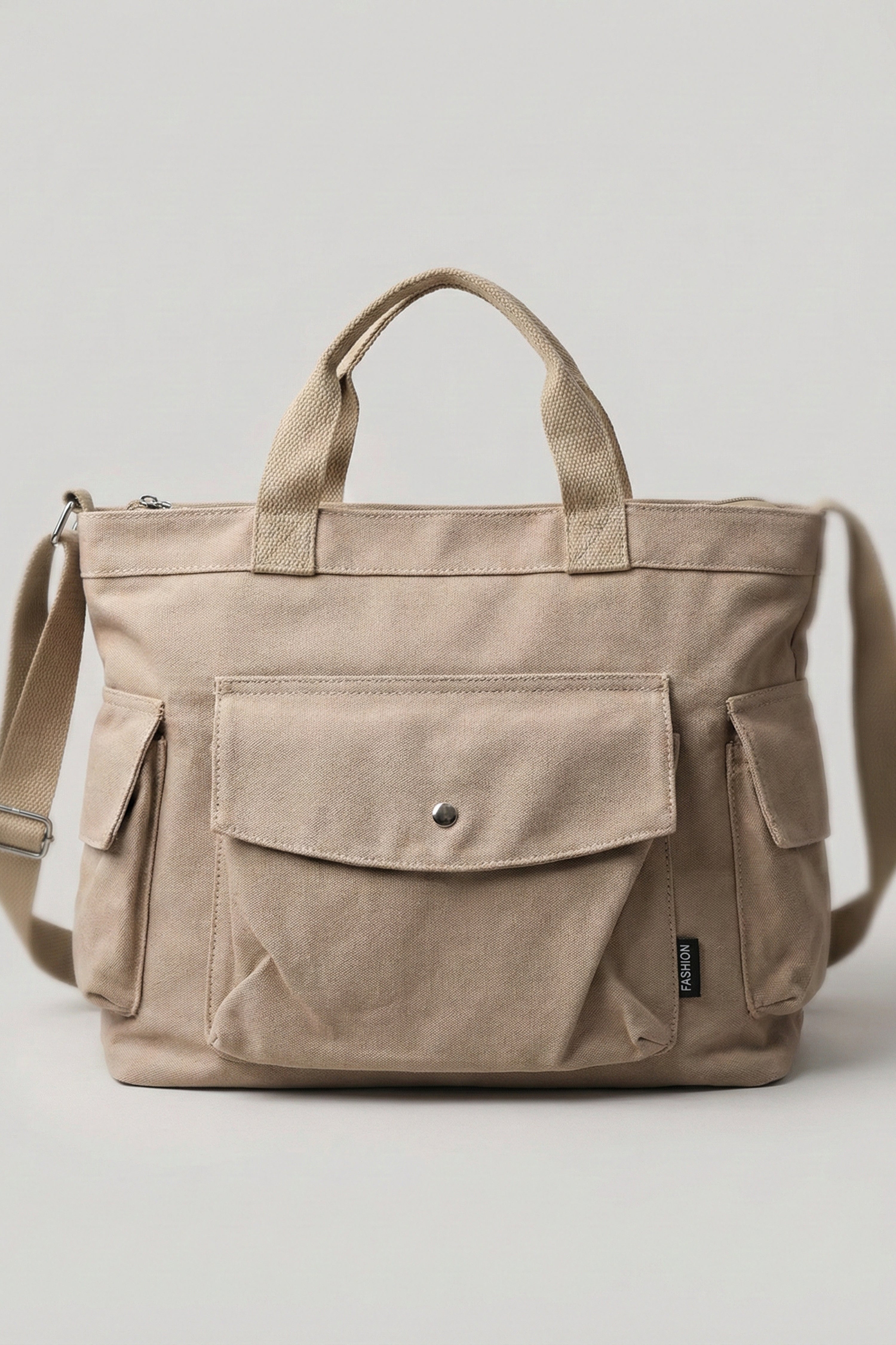 Khaki Canvas Bag-446332130 for Women - Fashion Collection | Nishat | Shop Online