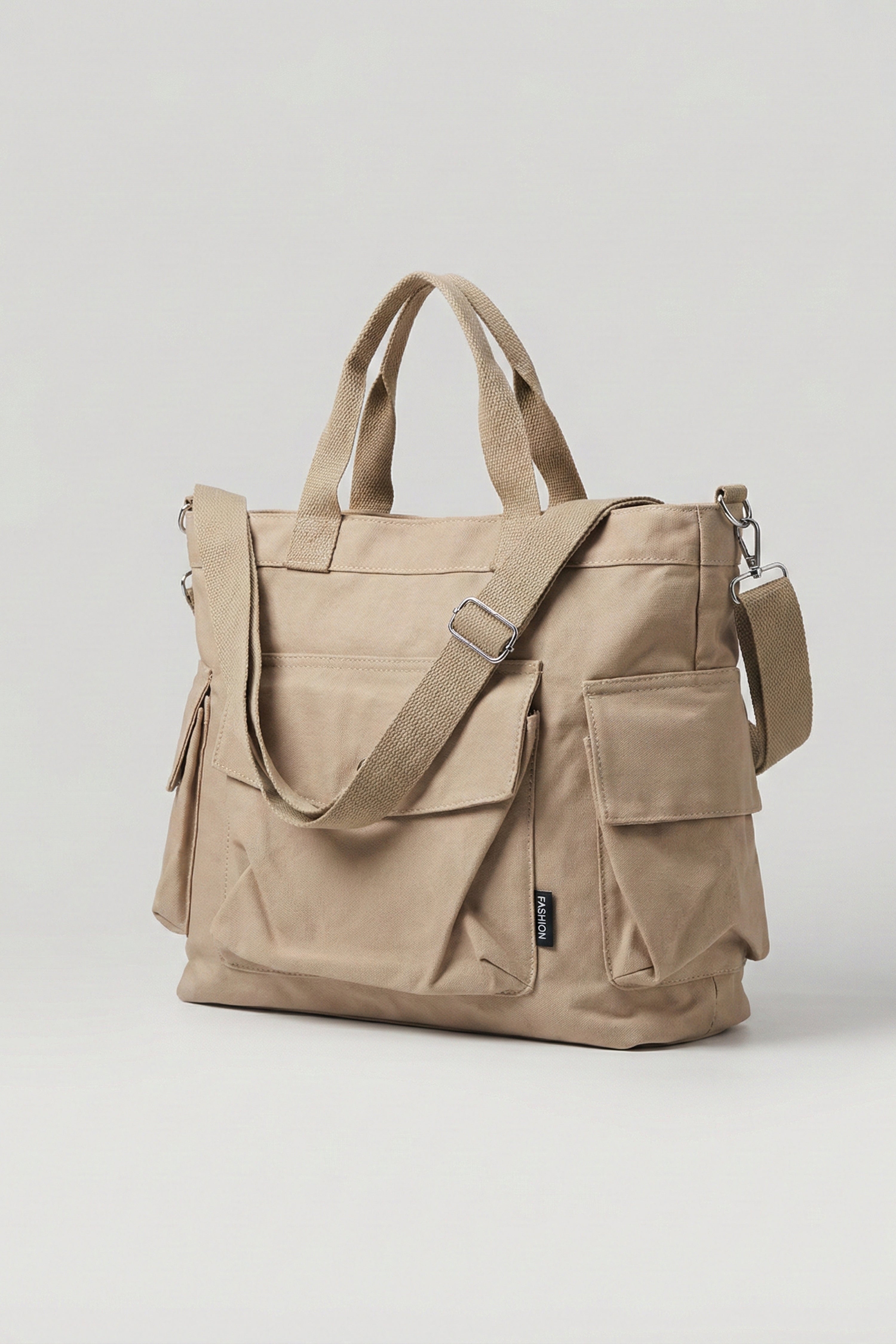 Khaki Canvas Bag-446332130 for Women - Fashion Collection | Nishat | Shop Online