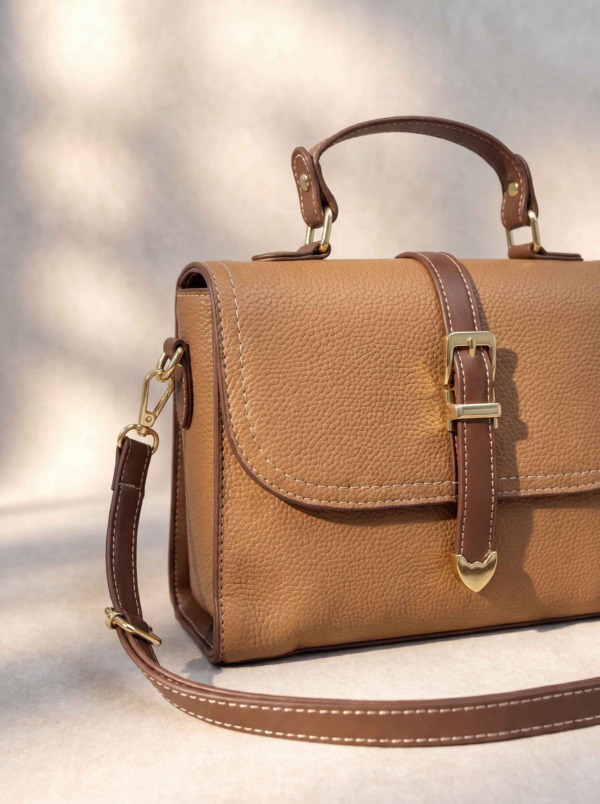 Brown Shoulder Bag-446382113 - for Women - Bag Collection | Nishat | Shop Online