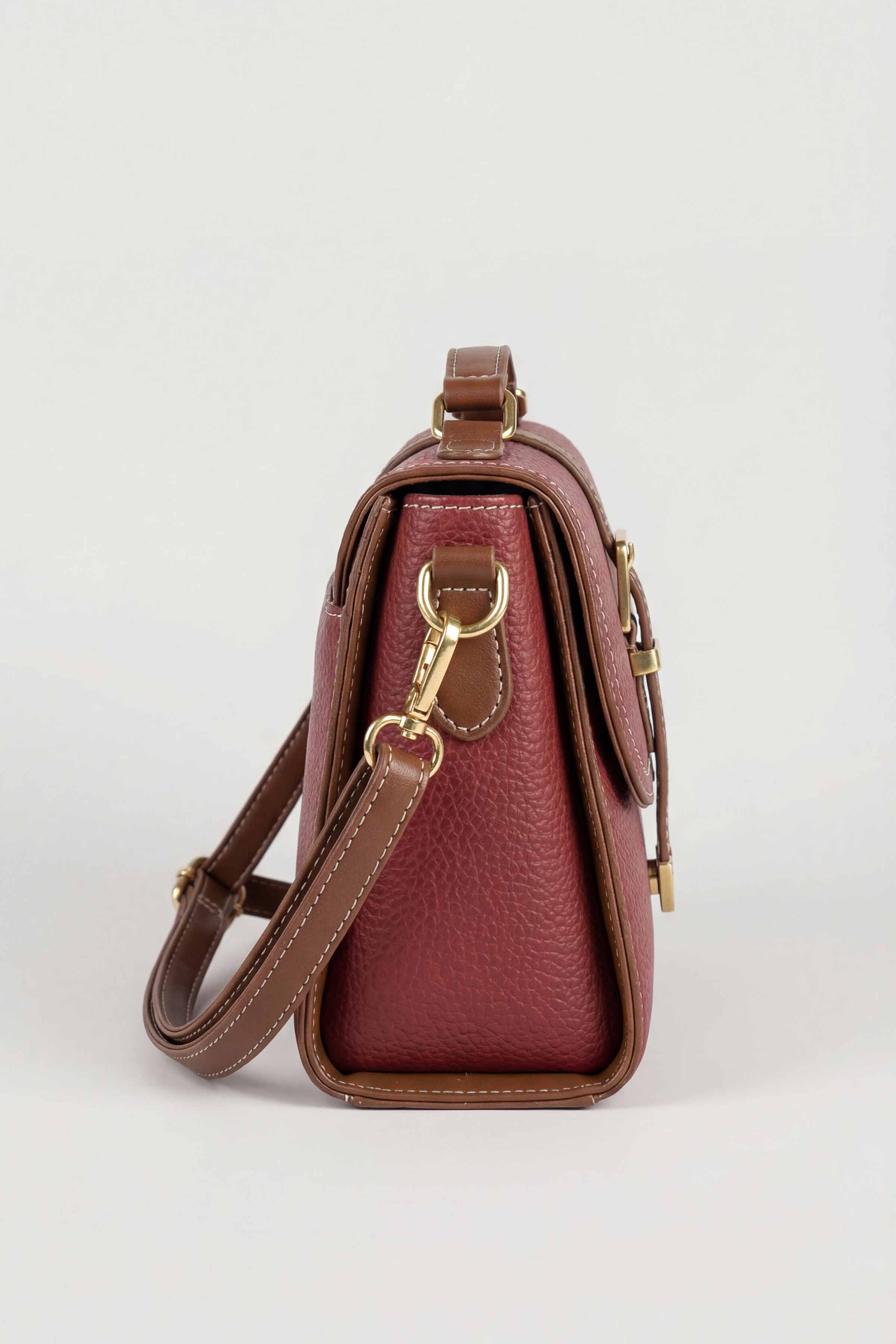 Maroon Shoulder Bag-446392122