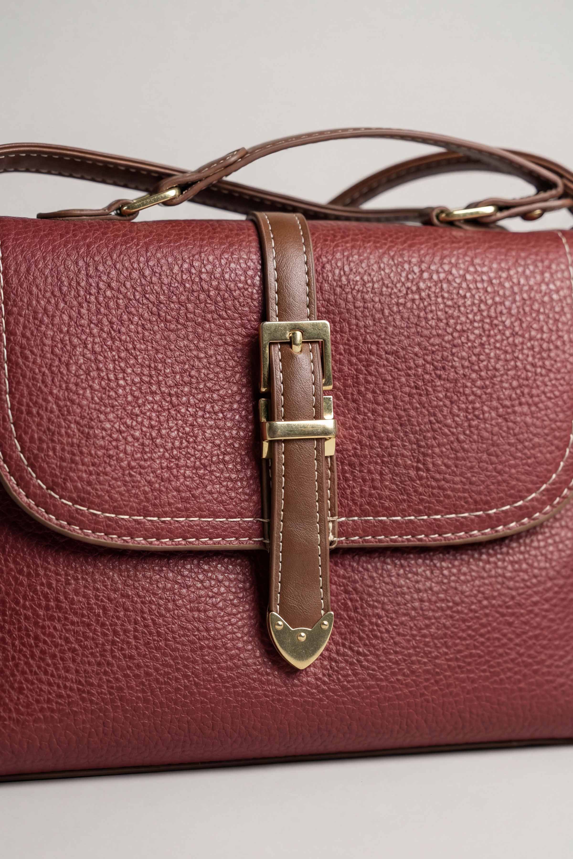 Maroon Shoulder Bag-446392122