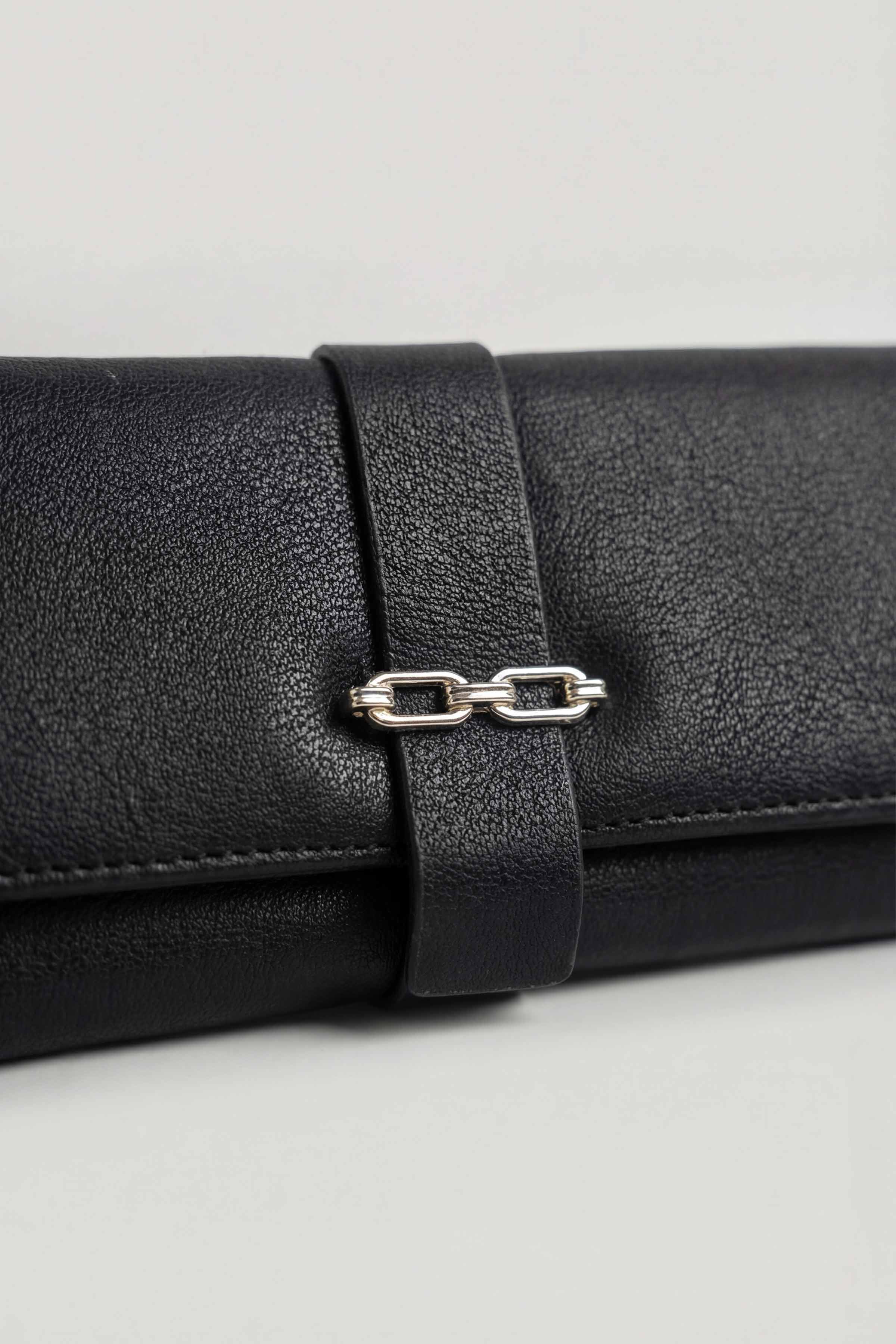 Black Wallet-446602103 for Women - Fashion Collection | Nishat | Shop Online