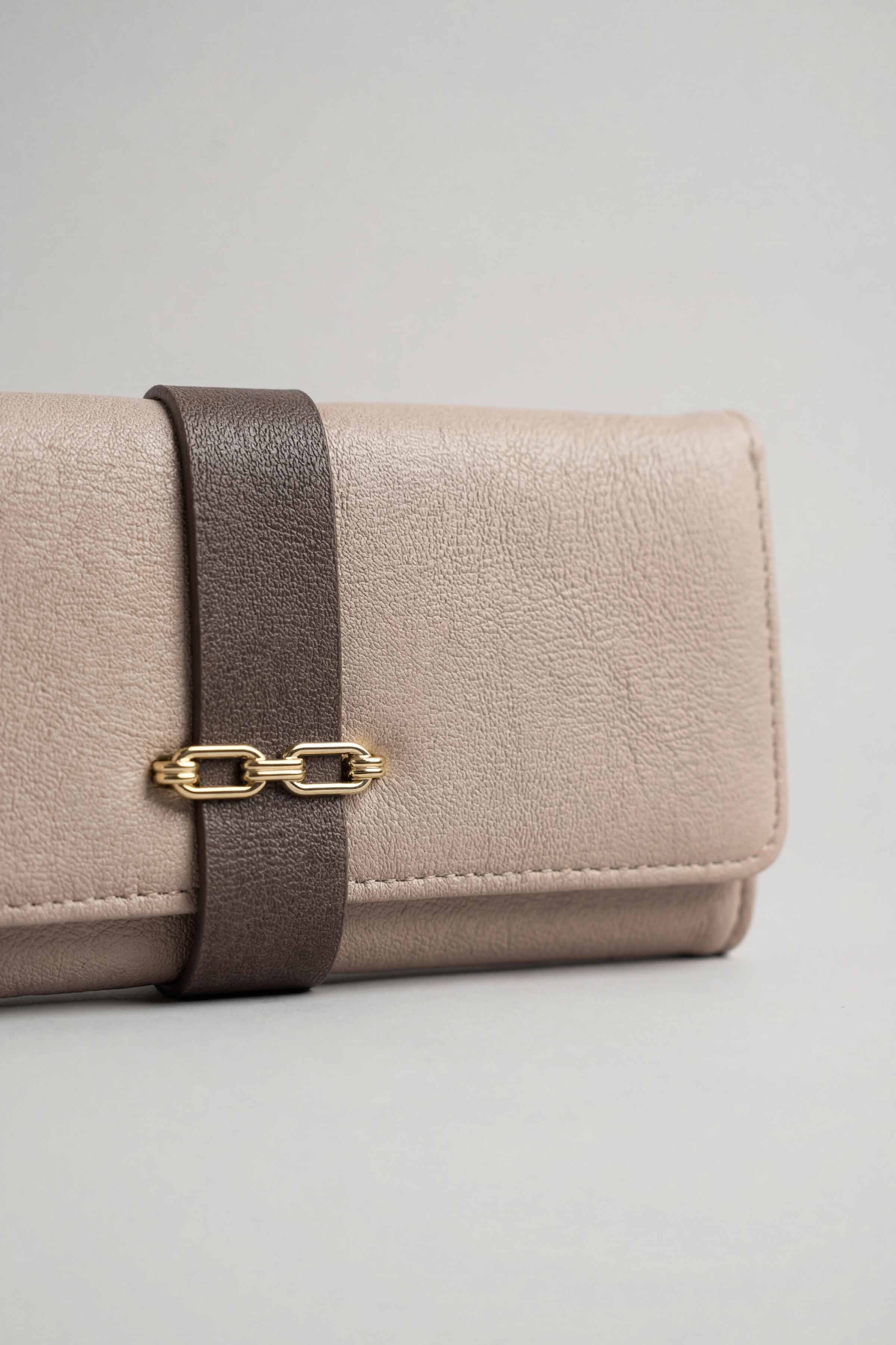 Light Beige Wallet-446602118 for Women - Fashion Collection | Nishat | Shop Online