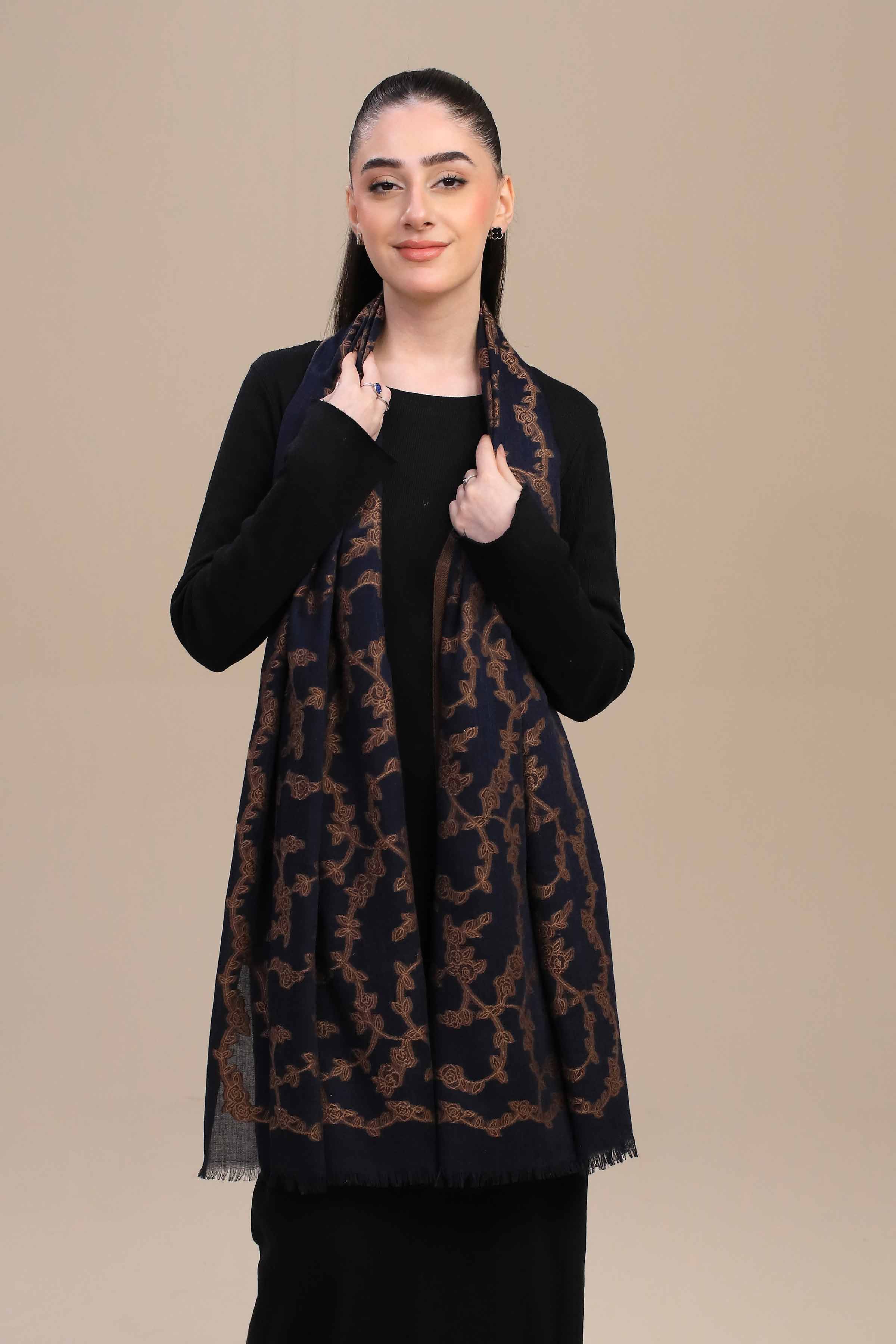 Navy Women Shawl-446772121