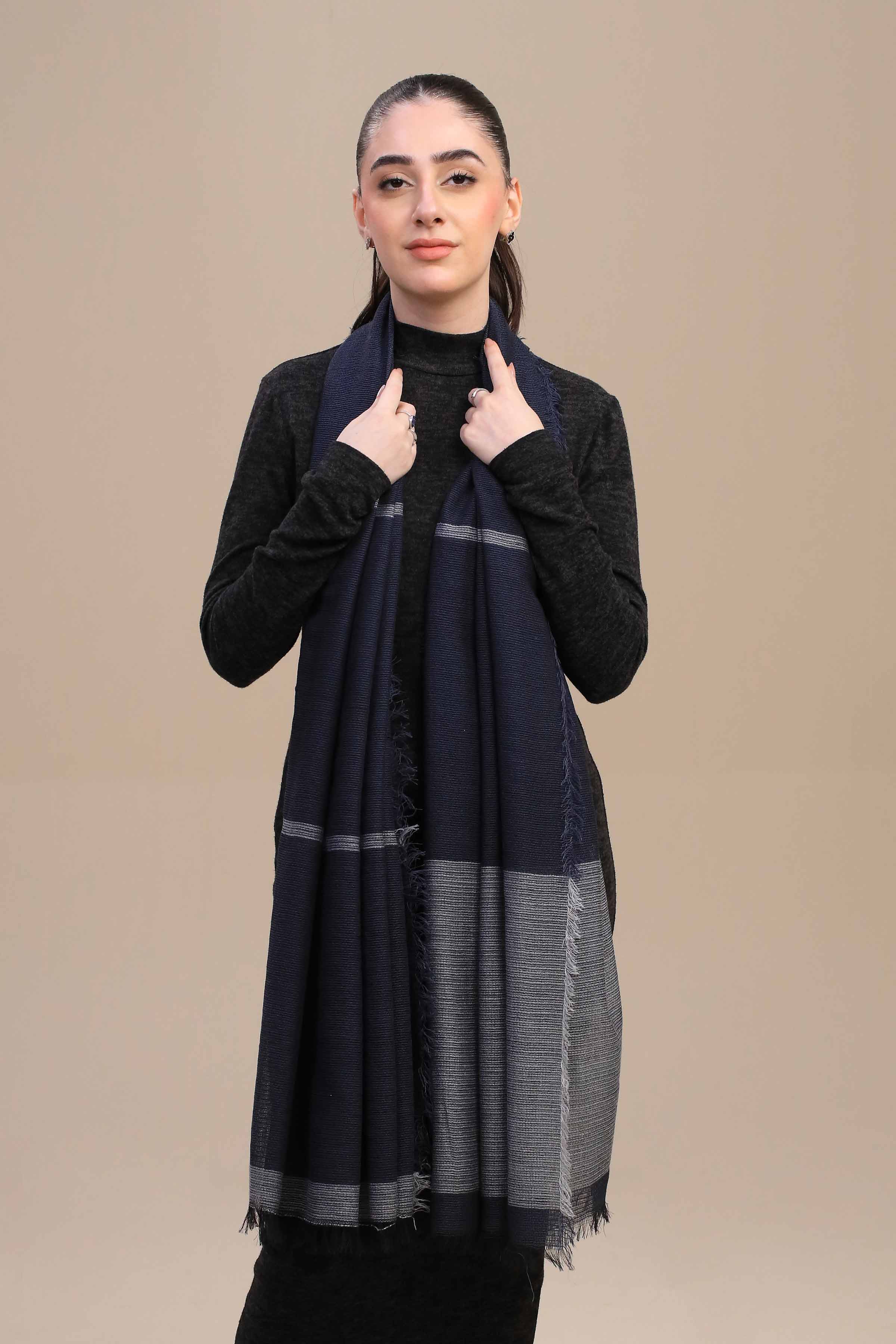 Grey Women Shawl-447172111 for Women – Women Shawl Collection | Nishat | Shop Online