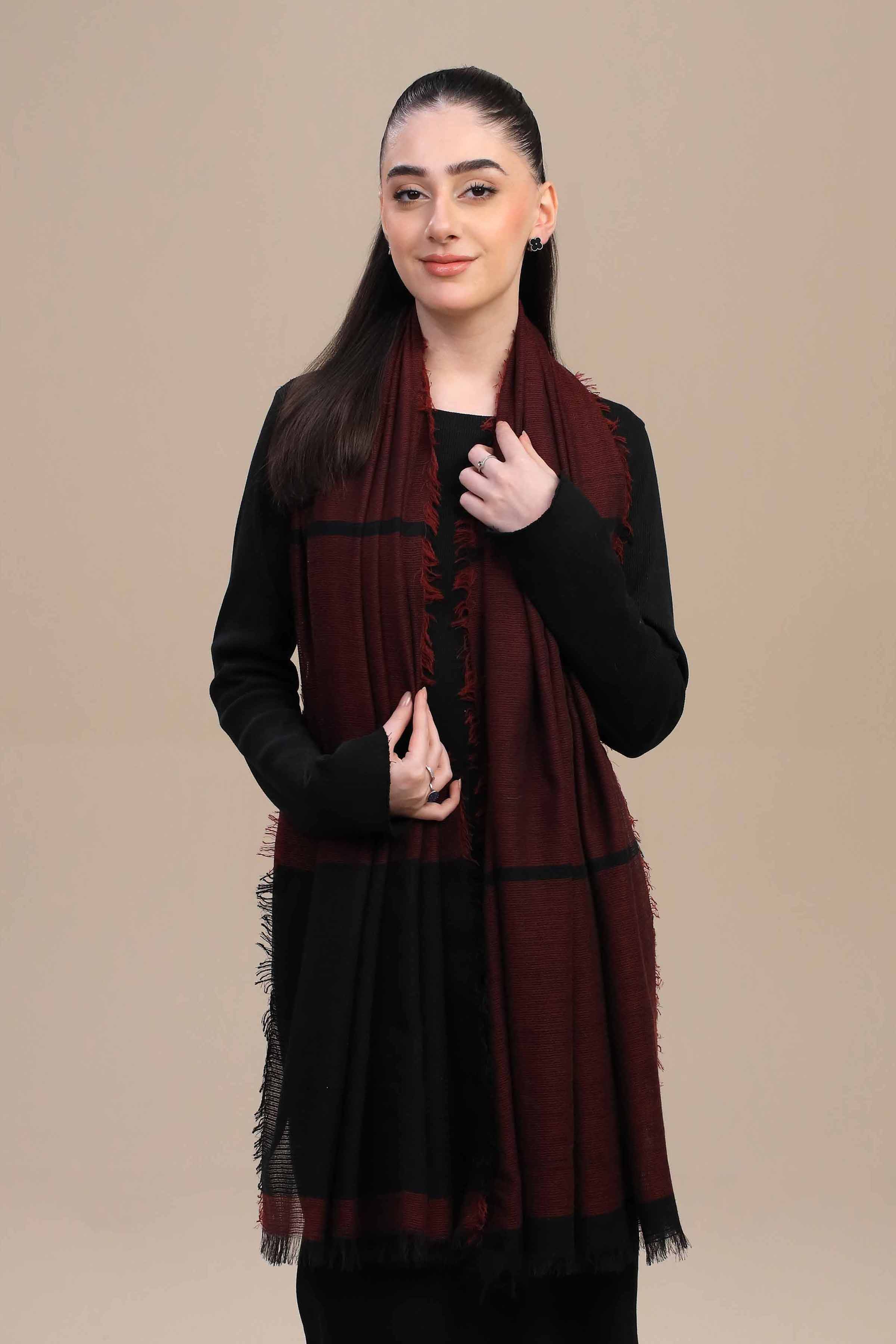 Maroon Women Shawl-447172122 for Women – Women Shawl Collection | Nishat | Shop Online