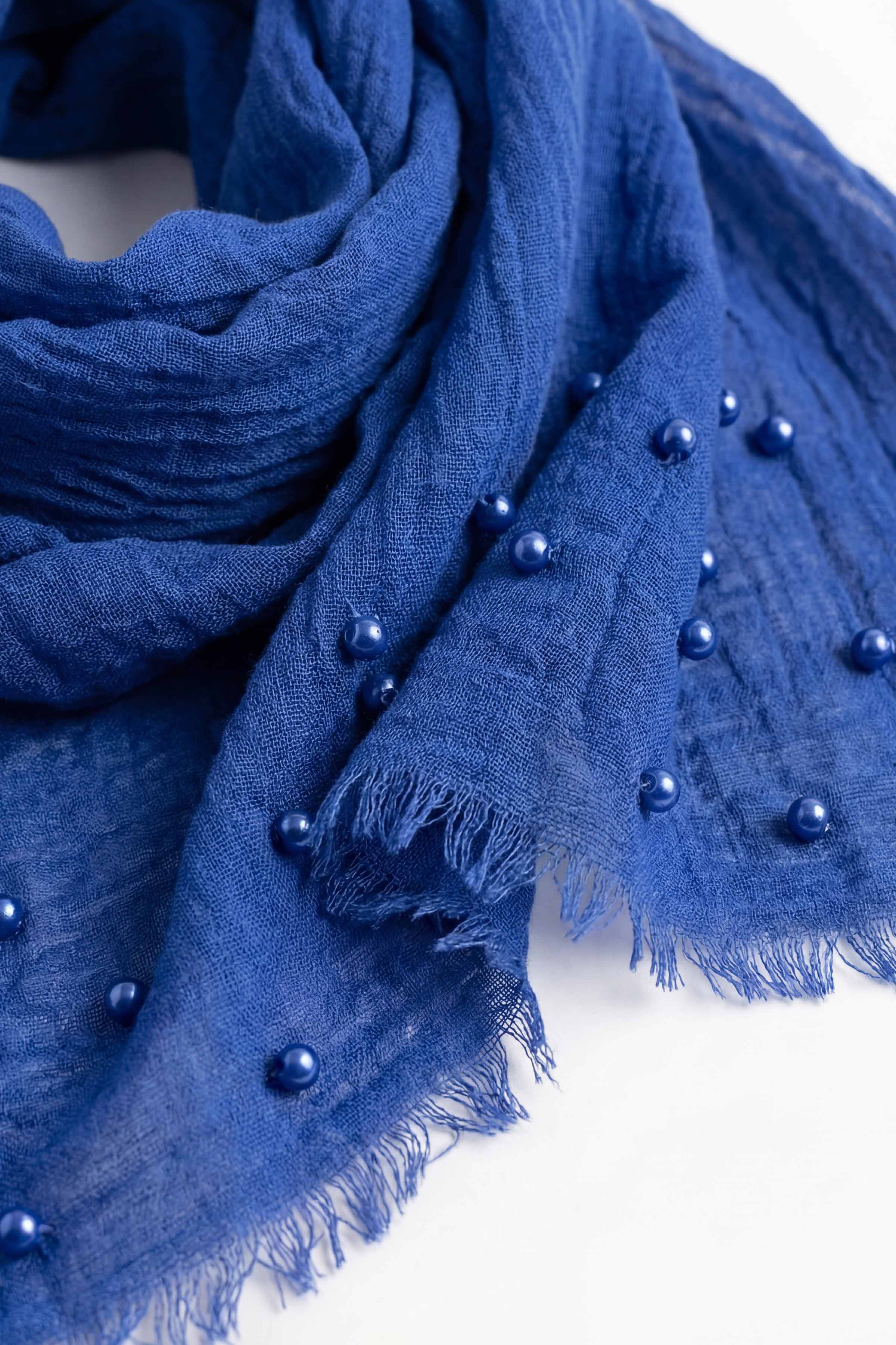 Blue Women Scarf-447362108