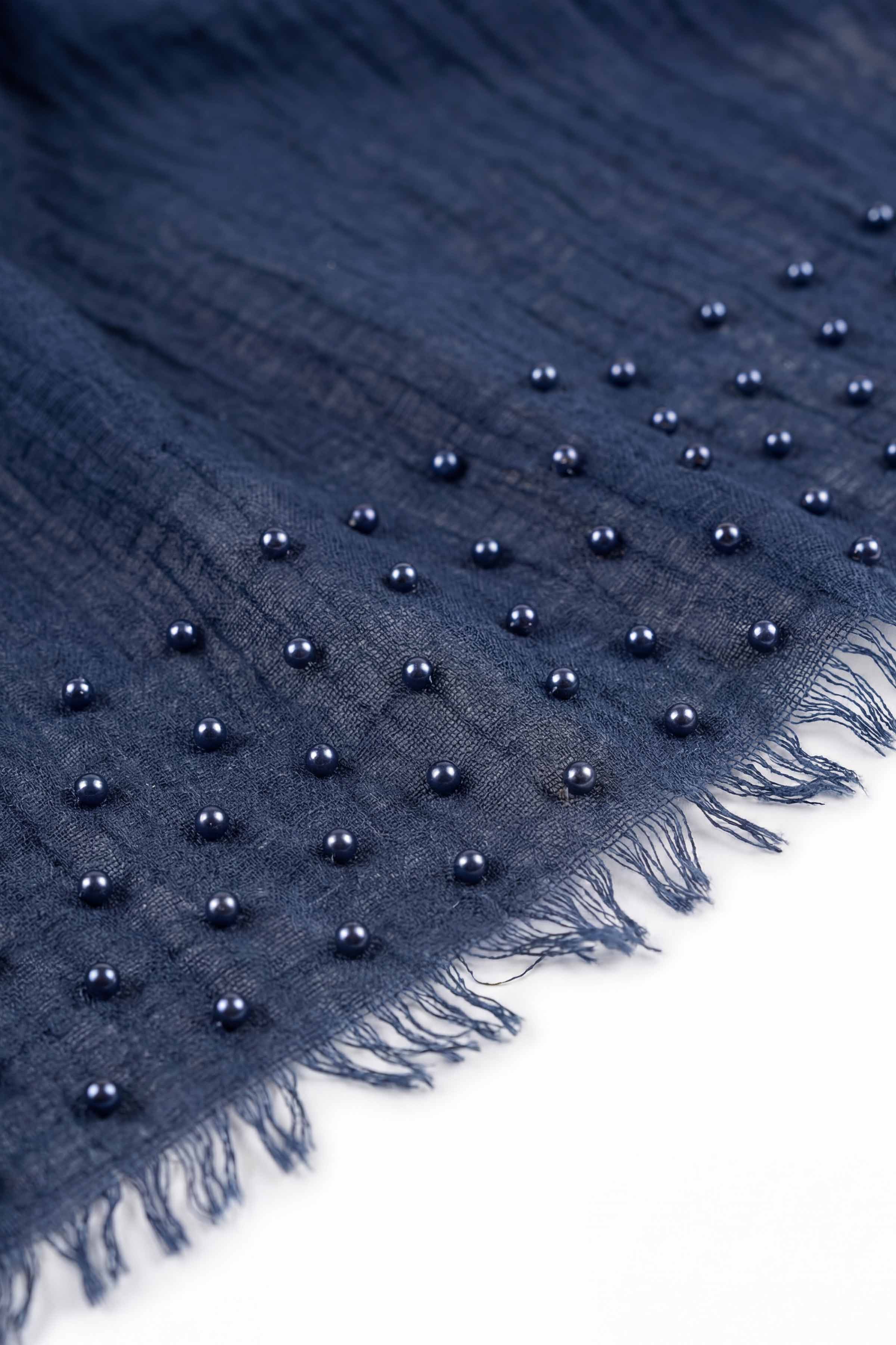 Navy Women Scarf-447362121