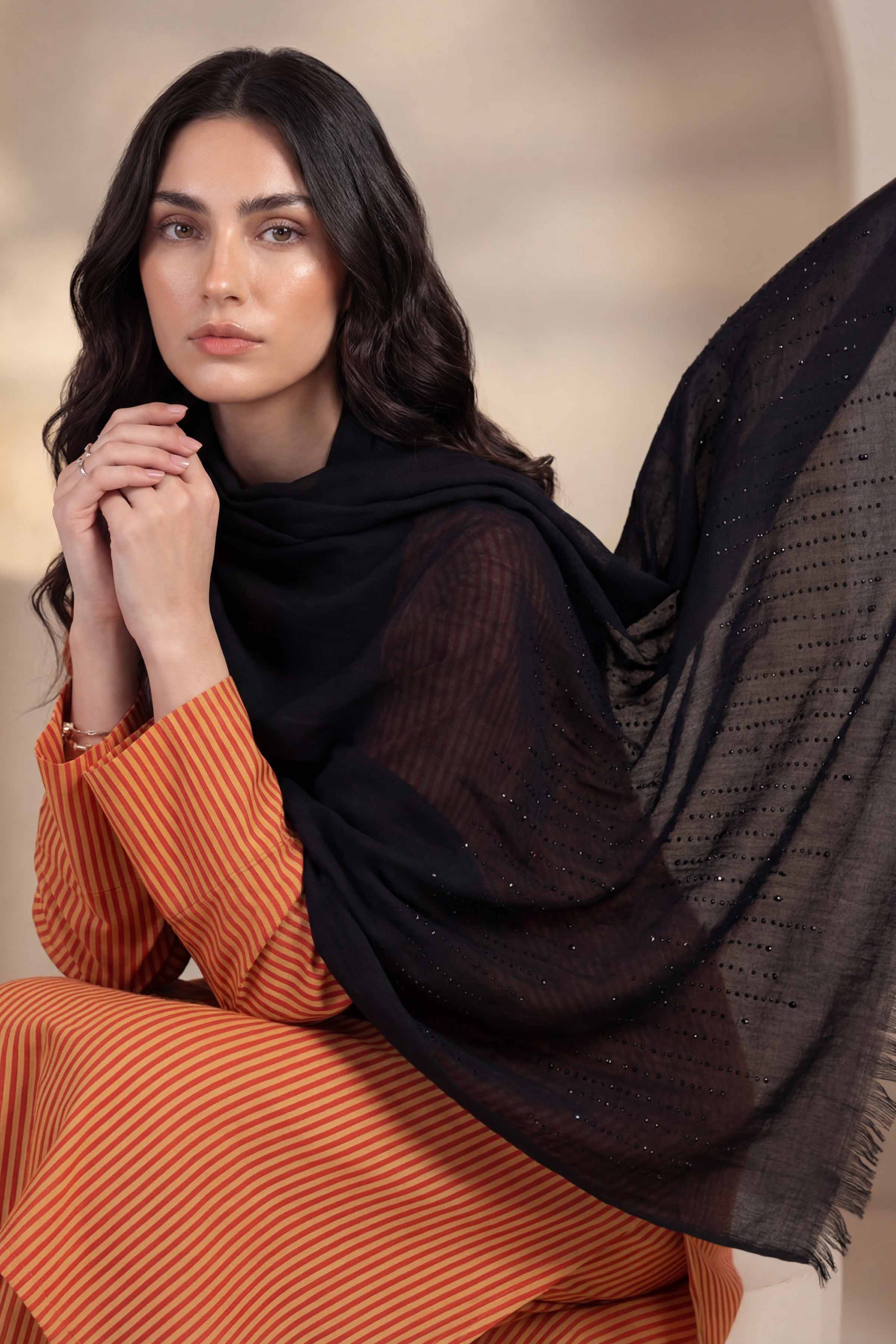 Black Women Scarf-447382103