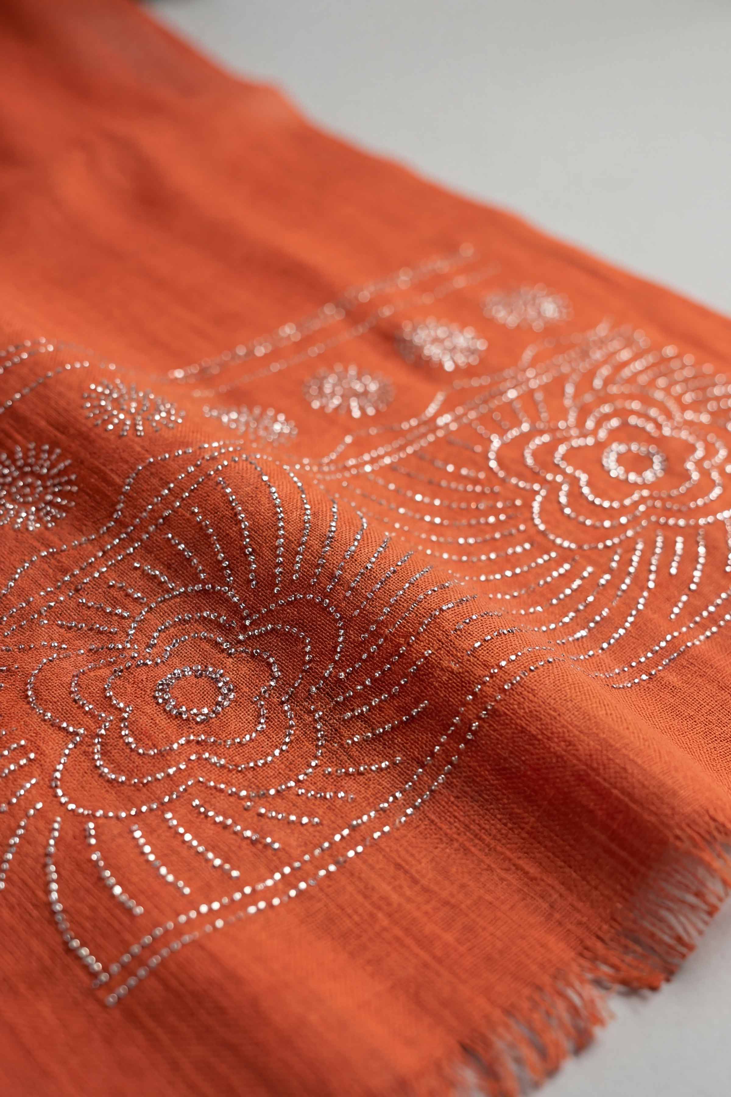 Red Women Scarf-447392101