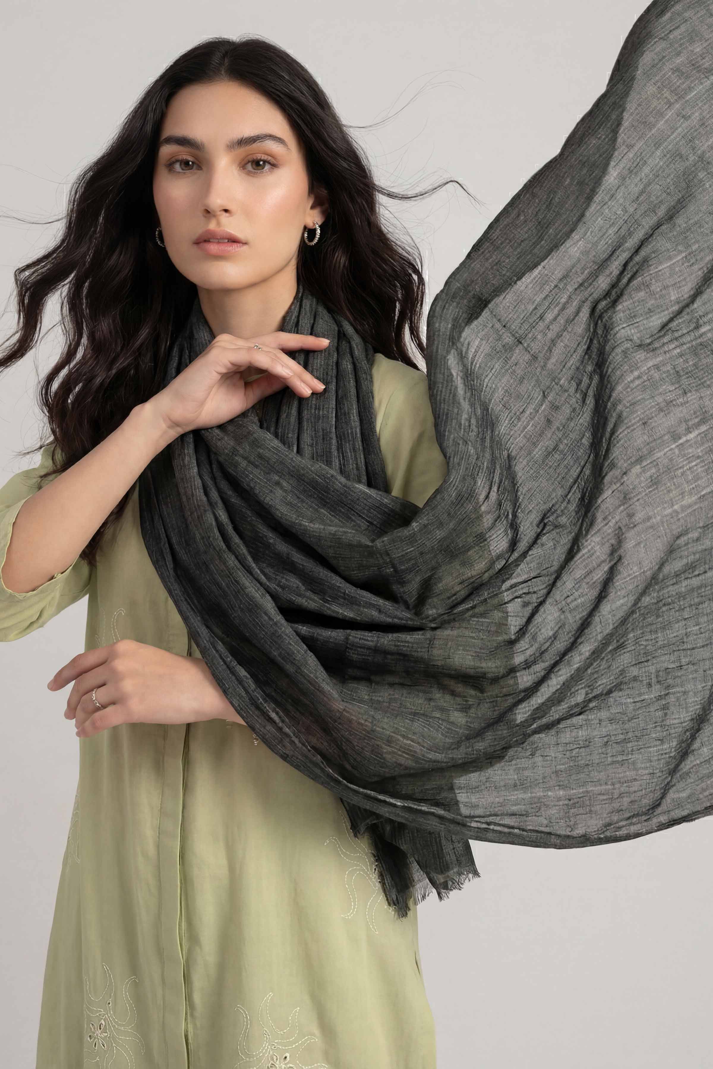 Black Women Scarf-447422103