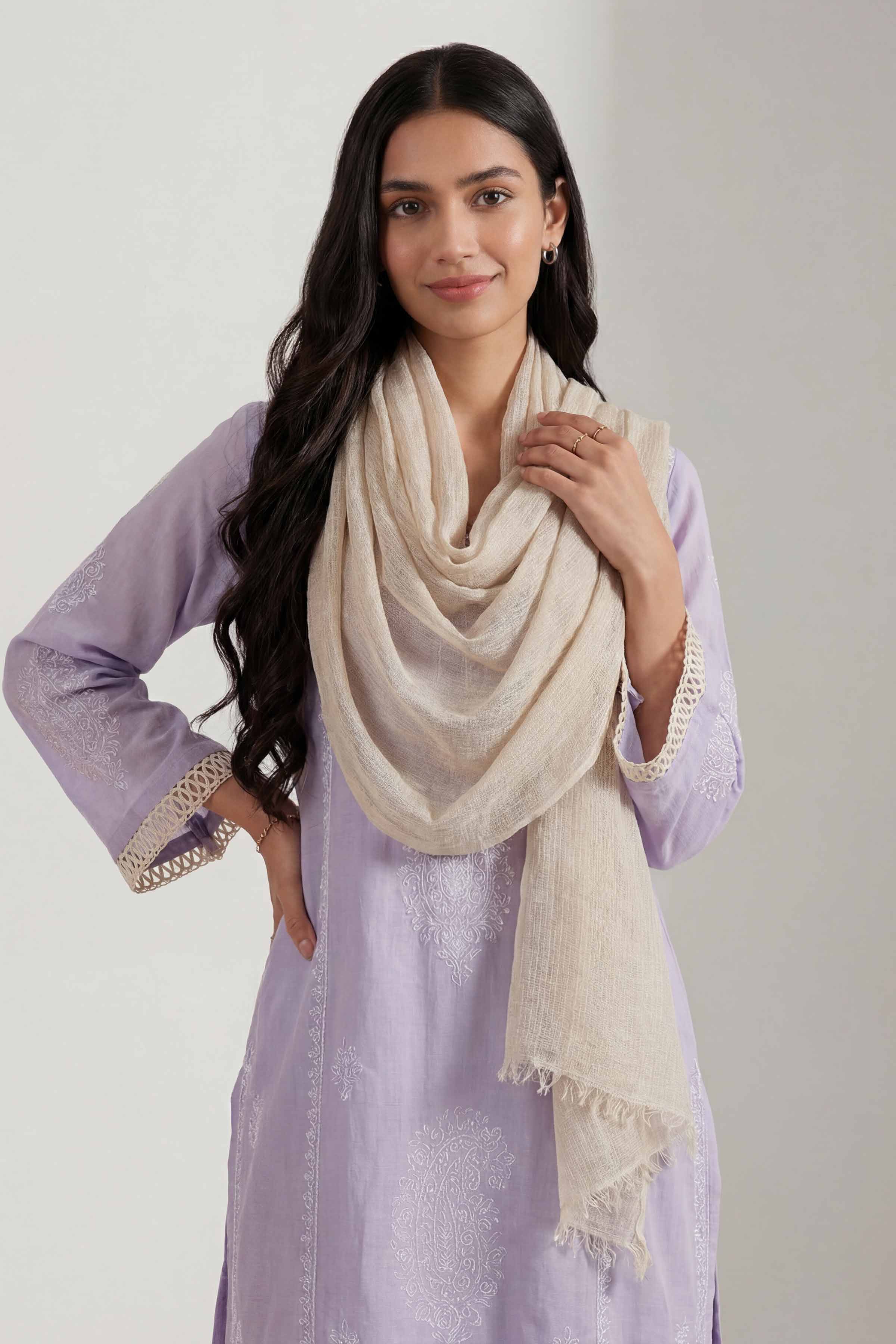 Off White Women Scarf-447422107