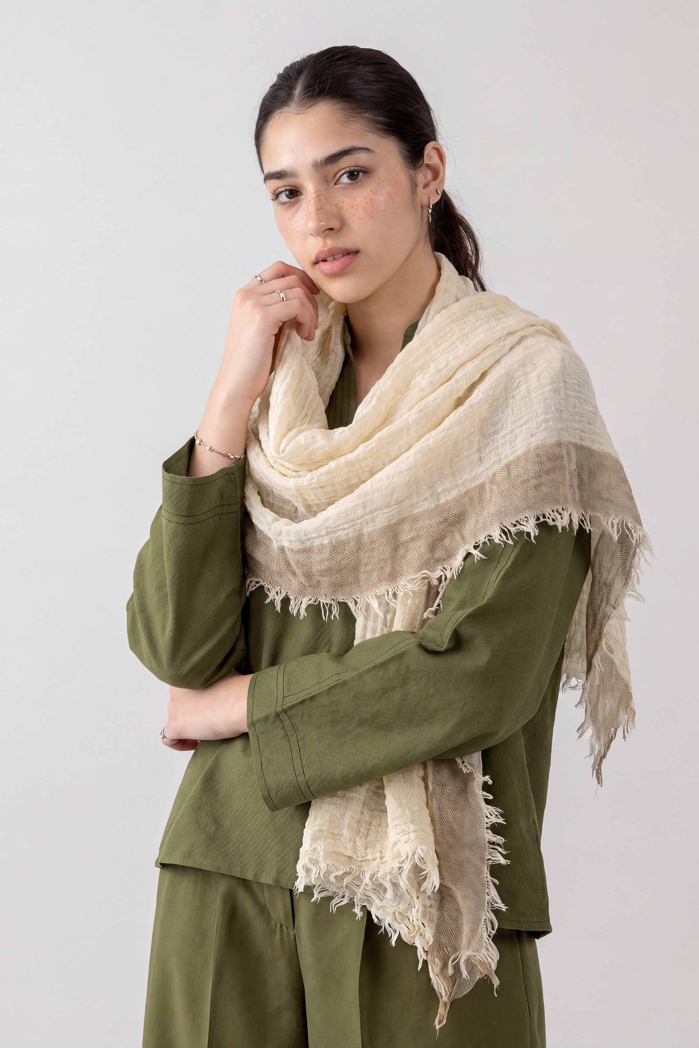 Off White Women Scarf-447432107