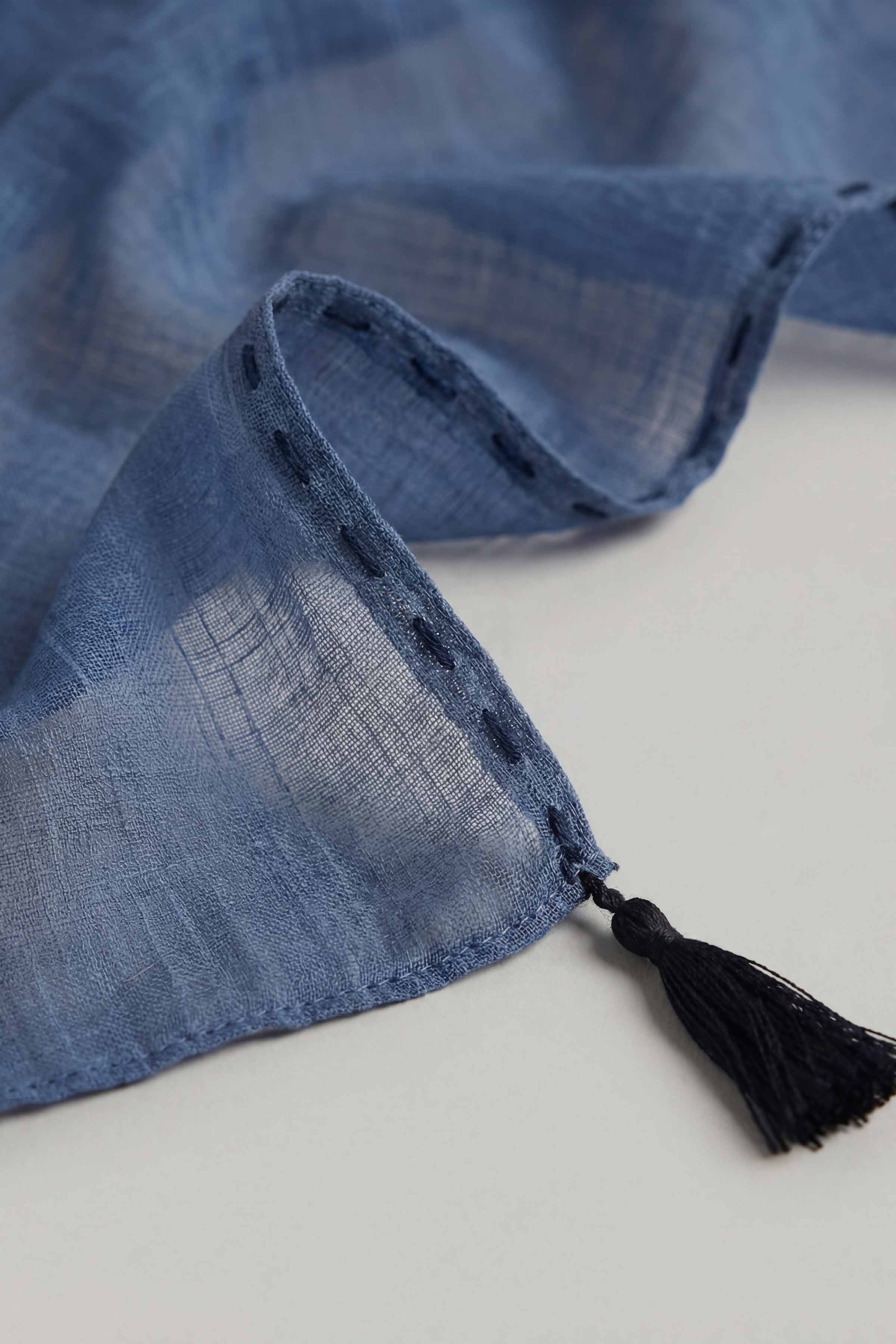 Blue Women Scarf-447482108