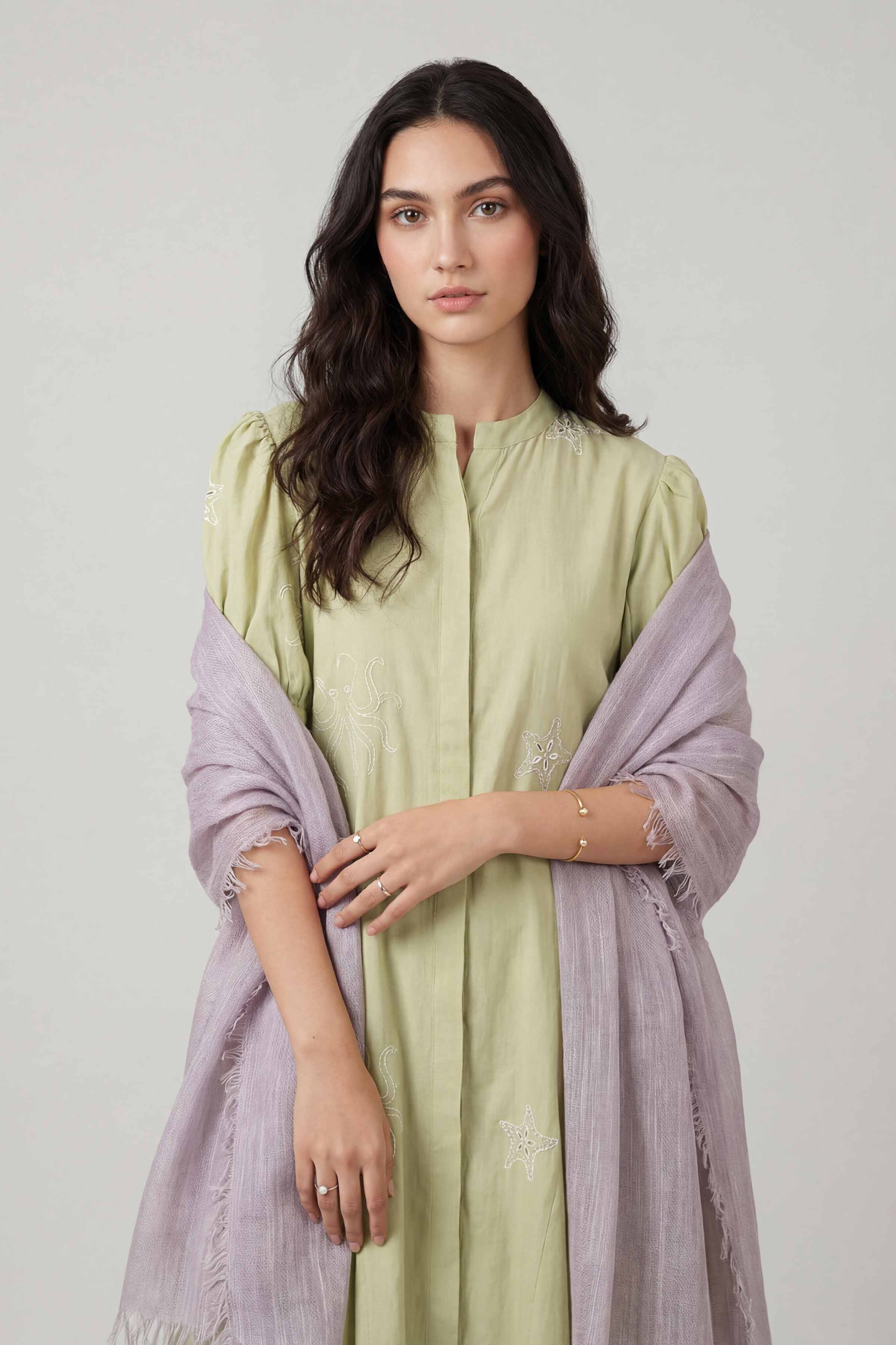 Purple Women Scarf-447522109