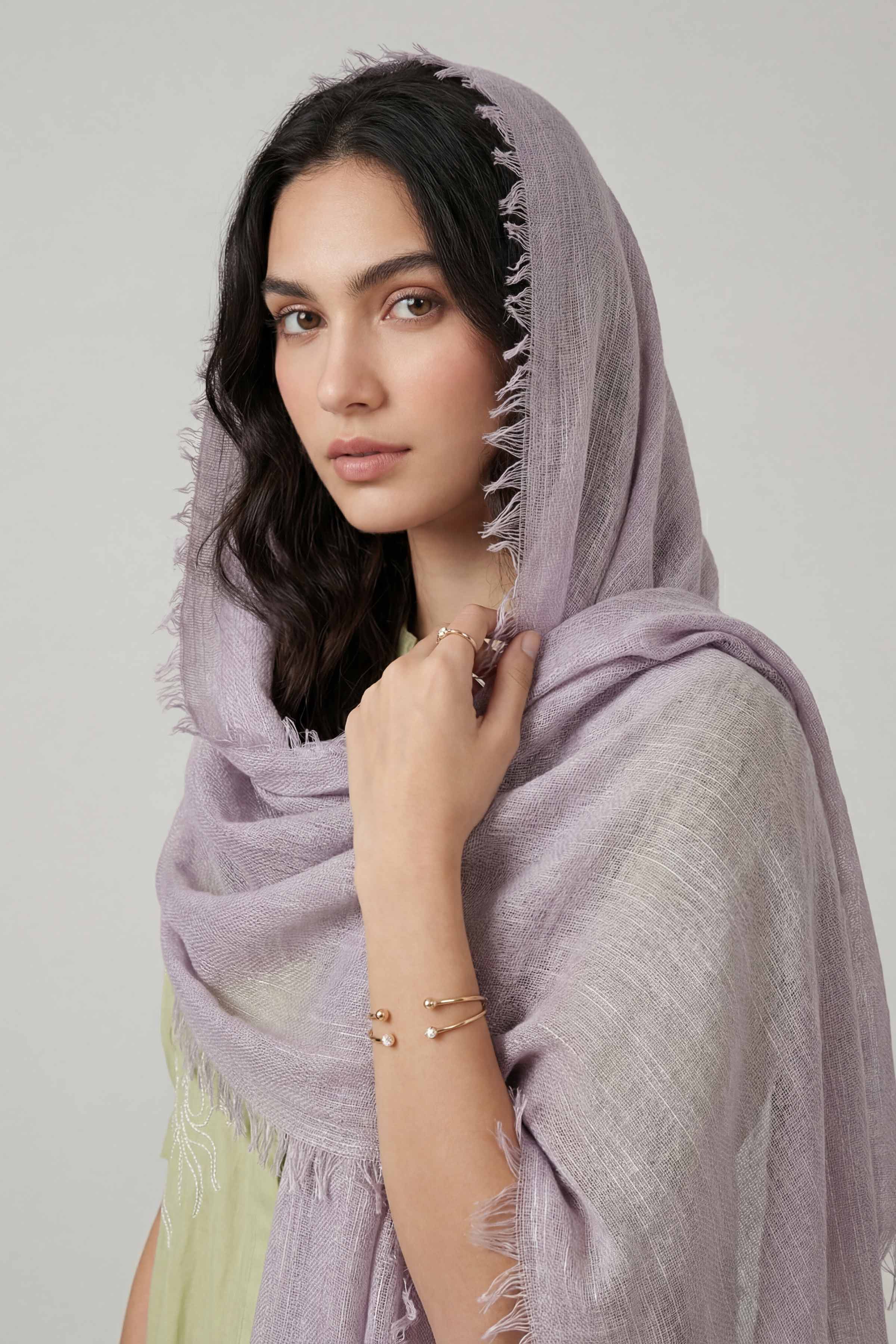 Purple Women Scarf-447522109