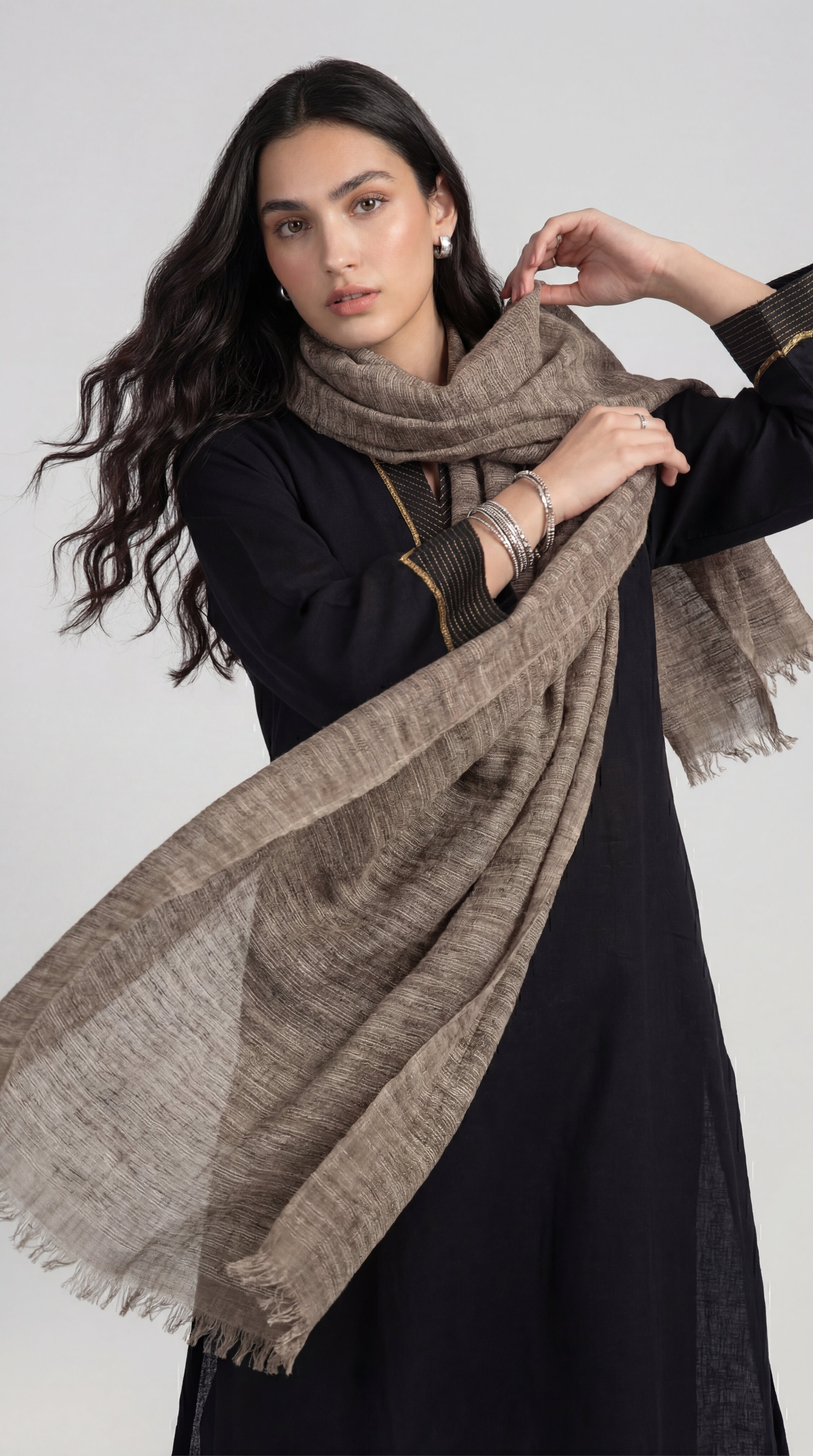 Coffee Women Scarf-447732117
