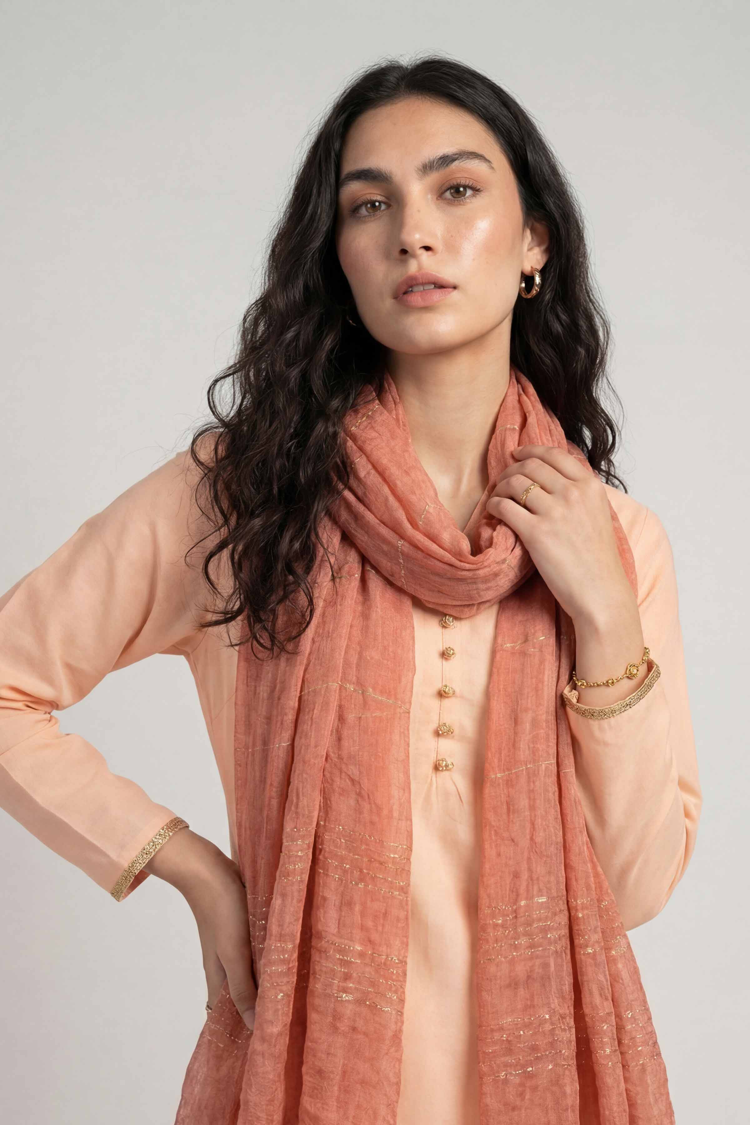 Red Women Scarf-447772101