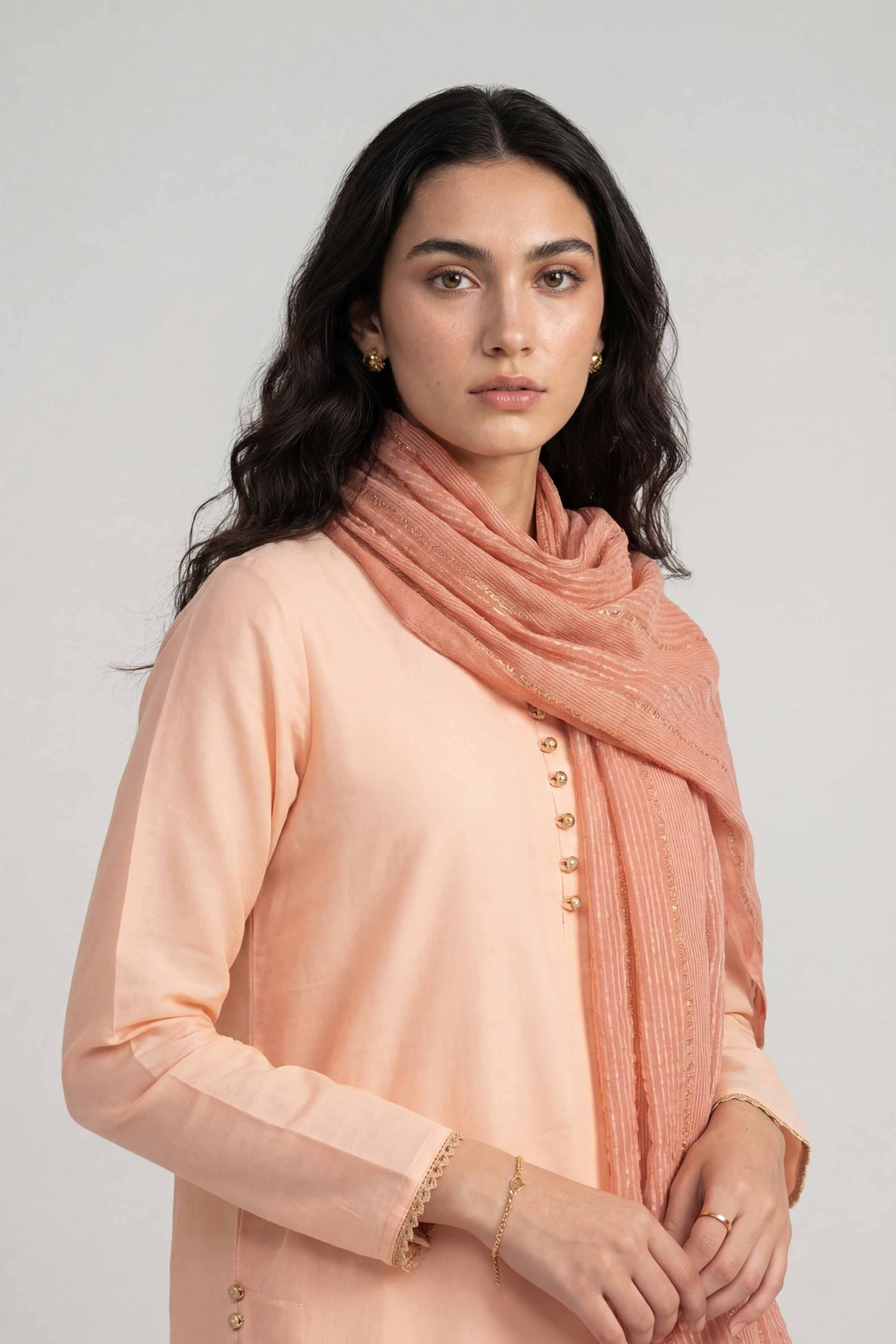 Orange Women Scarf-447792106