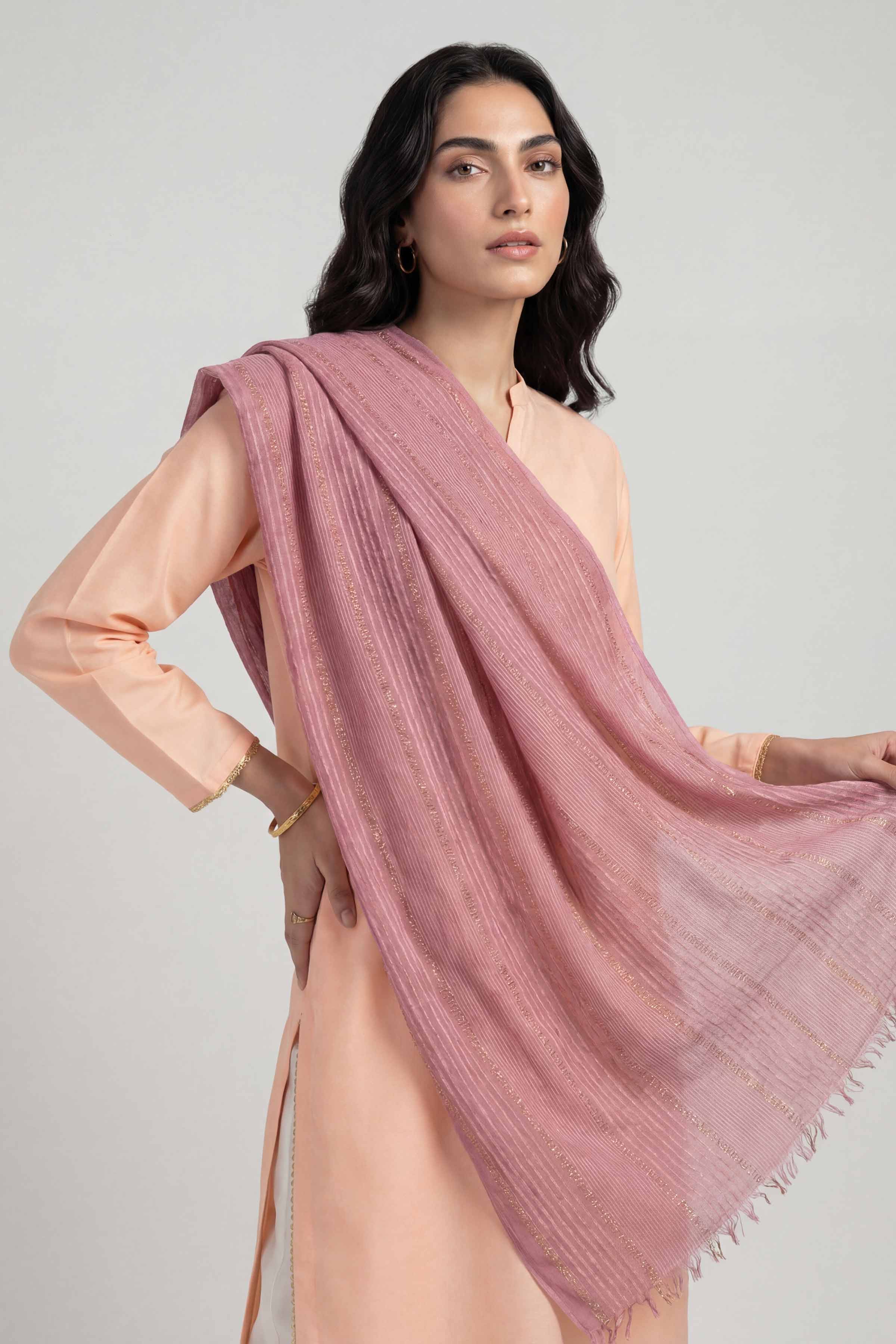 Purple Women Scarf-447792109