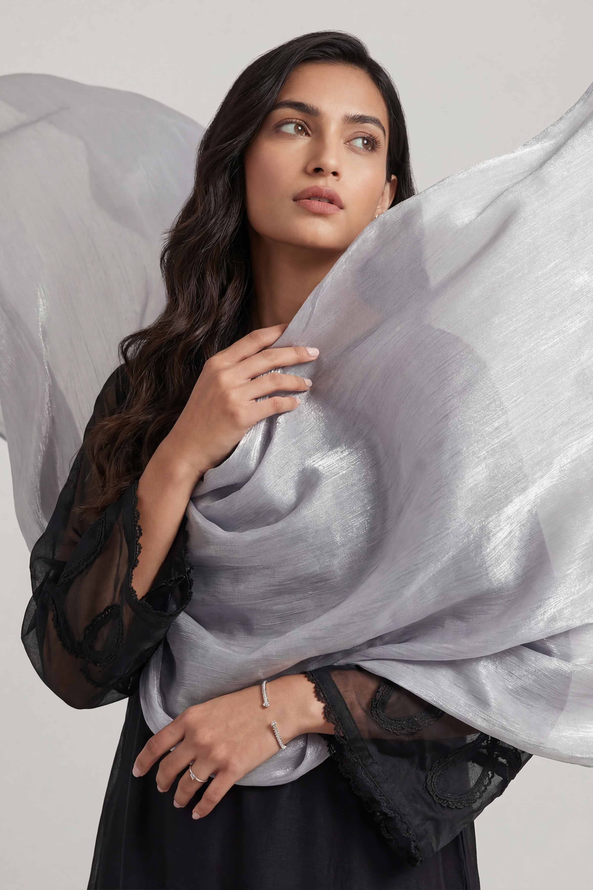 Blue Women Scarf-447812108