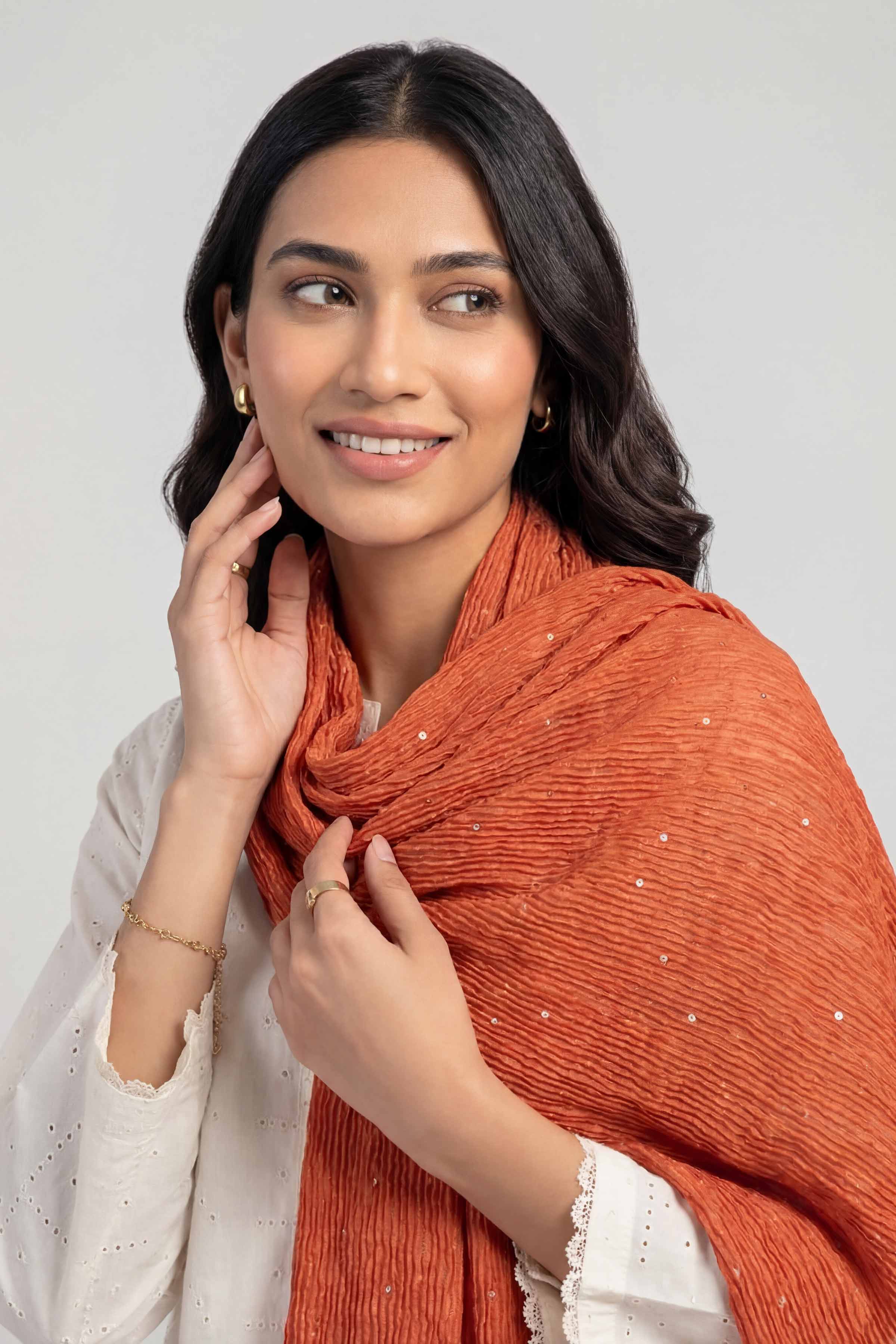 Rust Women Scarf-447832128