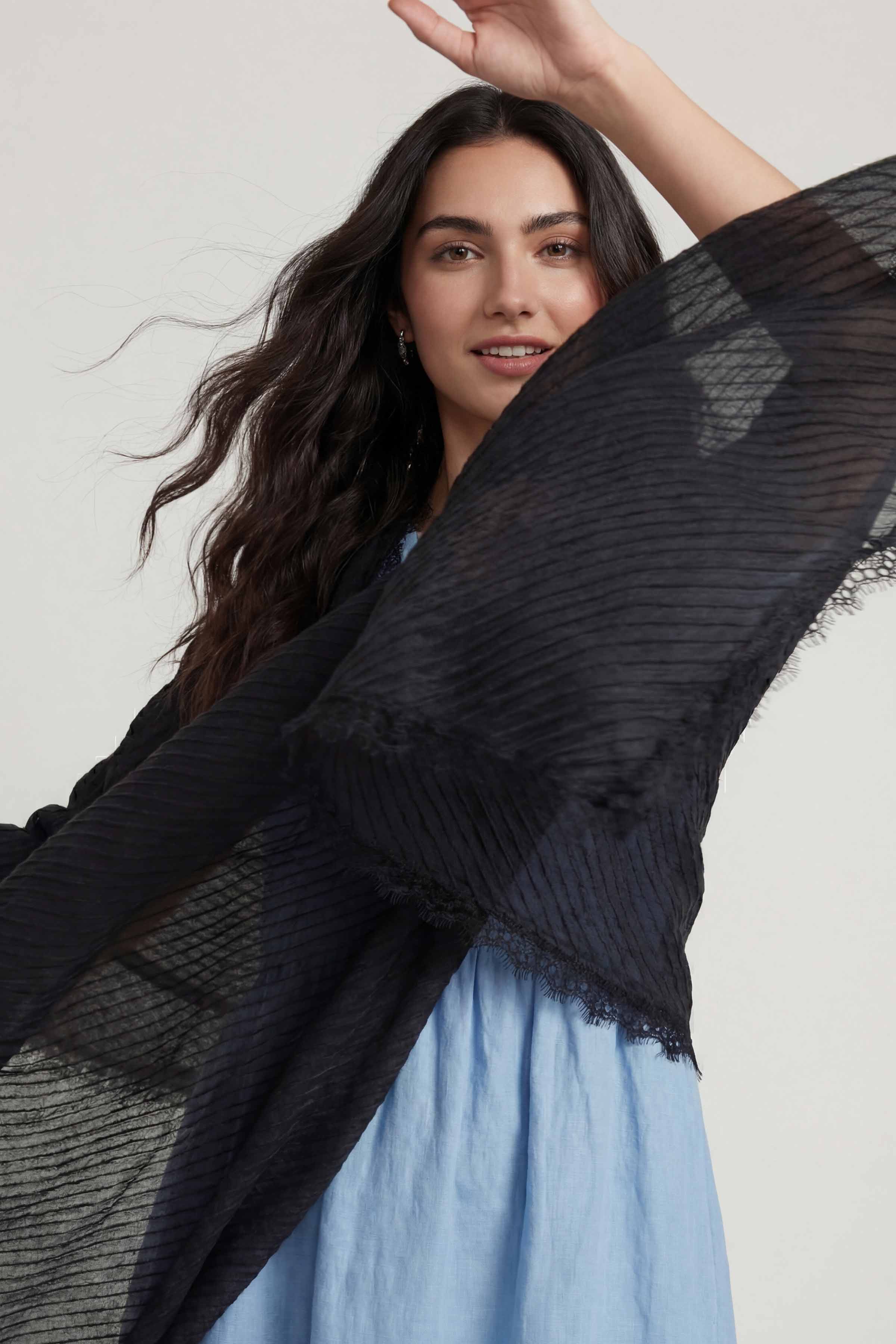 Black Women Scarf-447882103